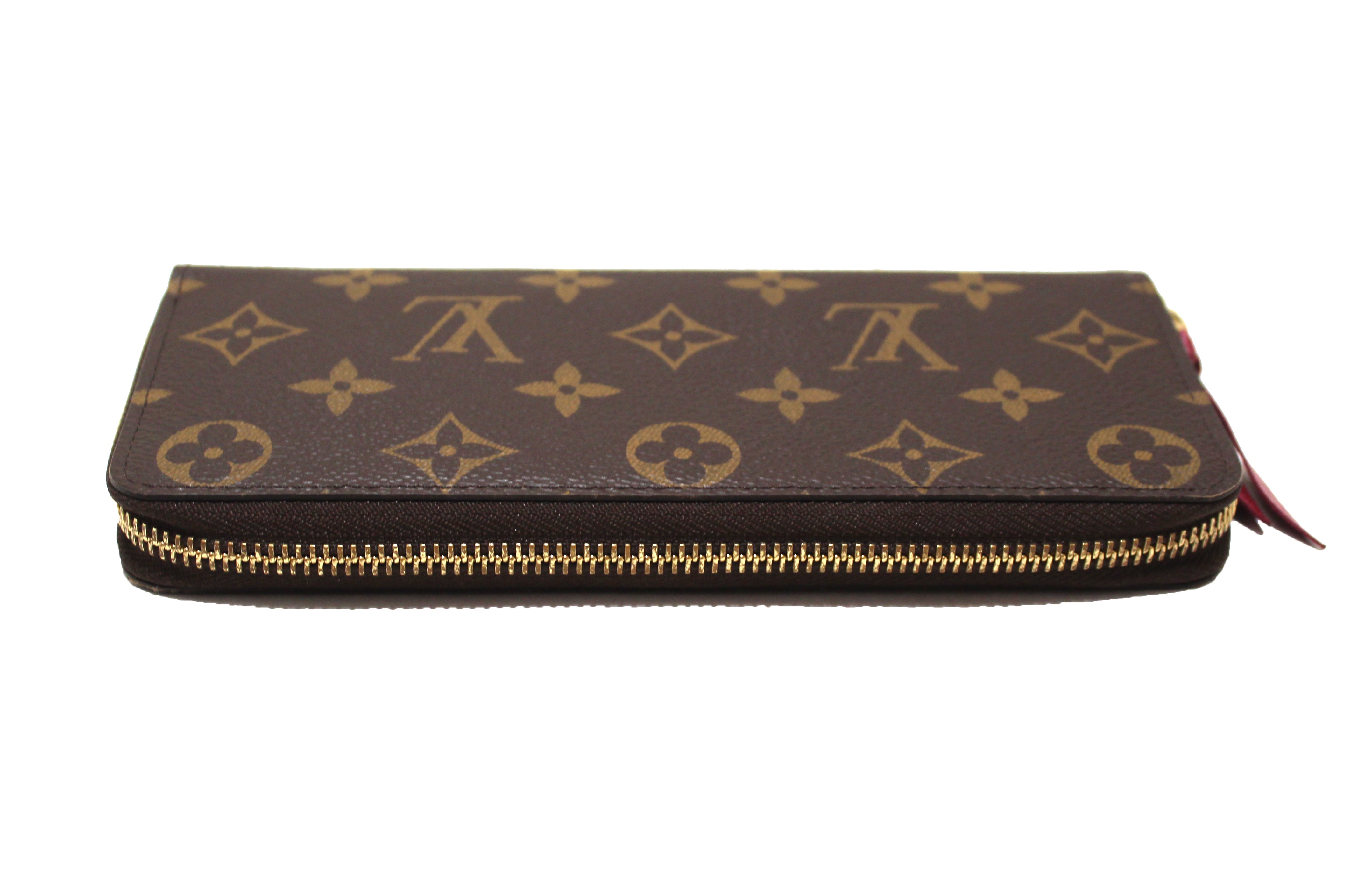 Louis Vuitton Clémence Wallet Fuchsia Monogram