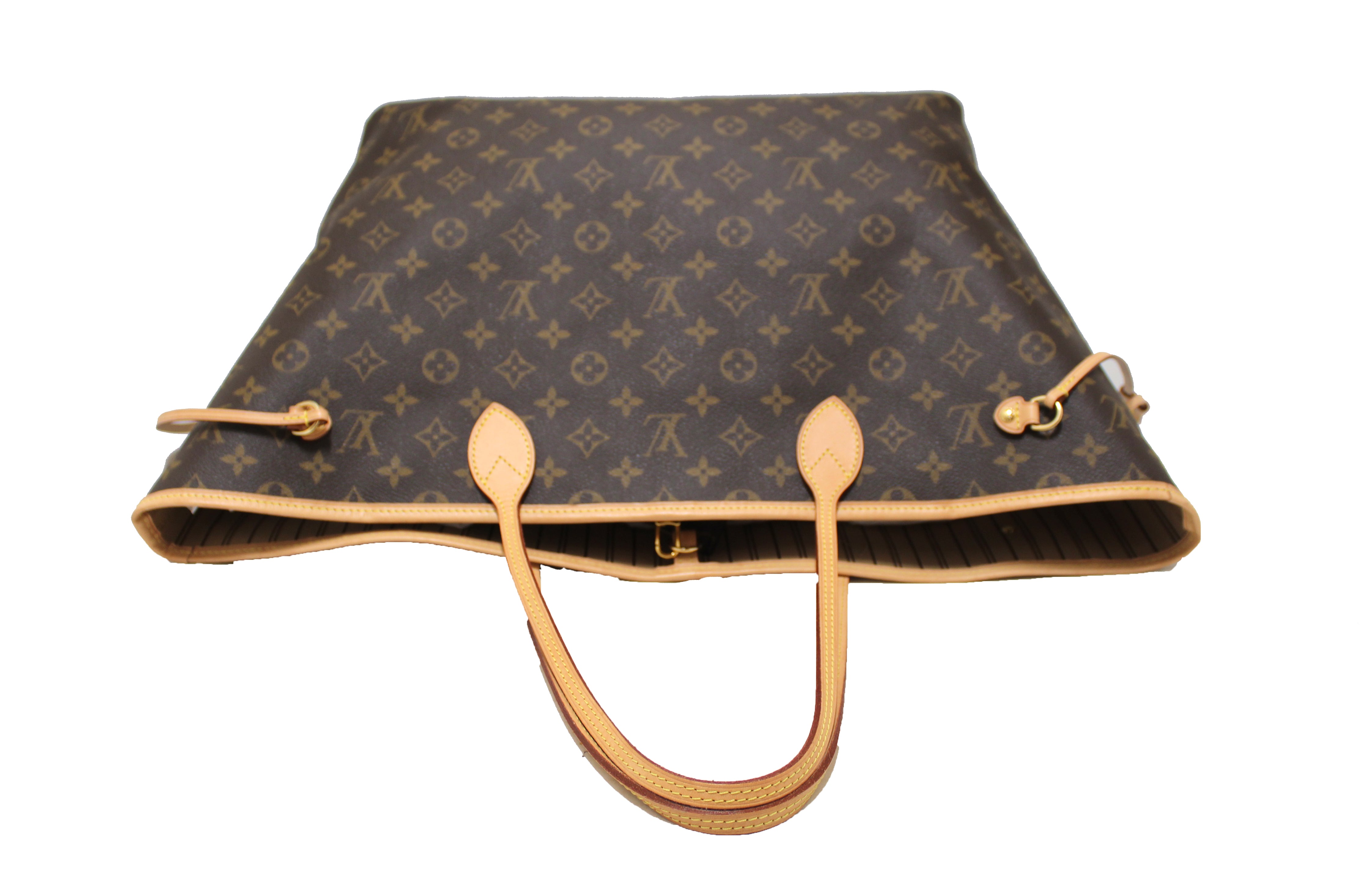 Authentic Louis Vuitton Classic Monogram Neverfull GM Tote Shoulder Bag
