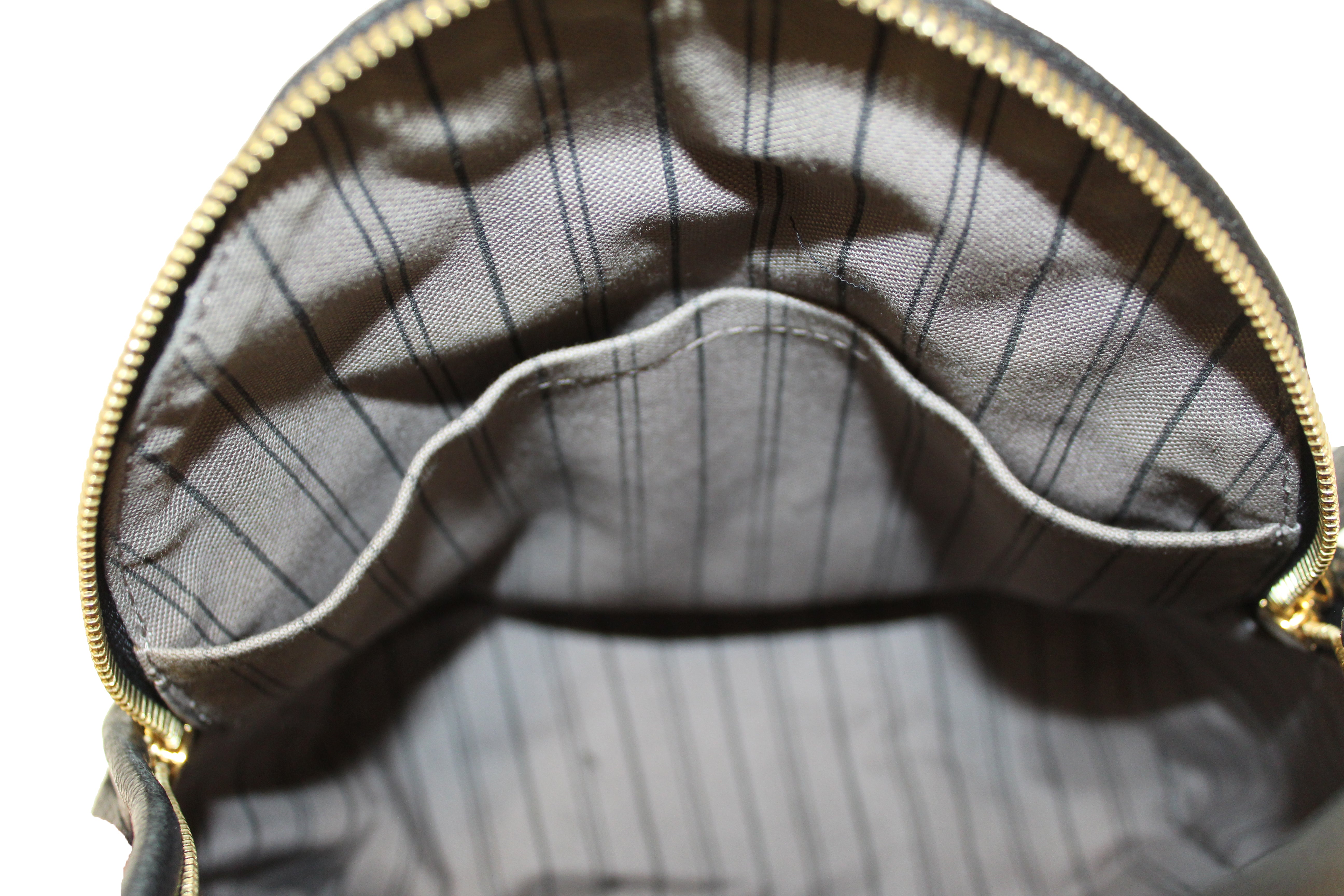 What Goes Around Comes Around Louis Vuitton Black Empreinte Sorbonne  Backpack