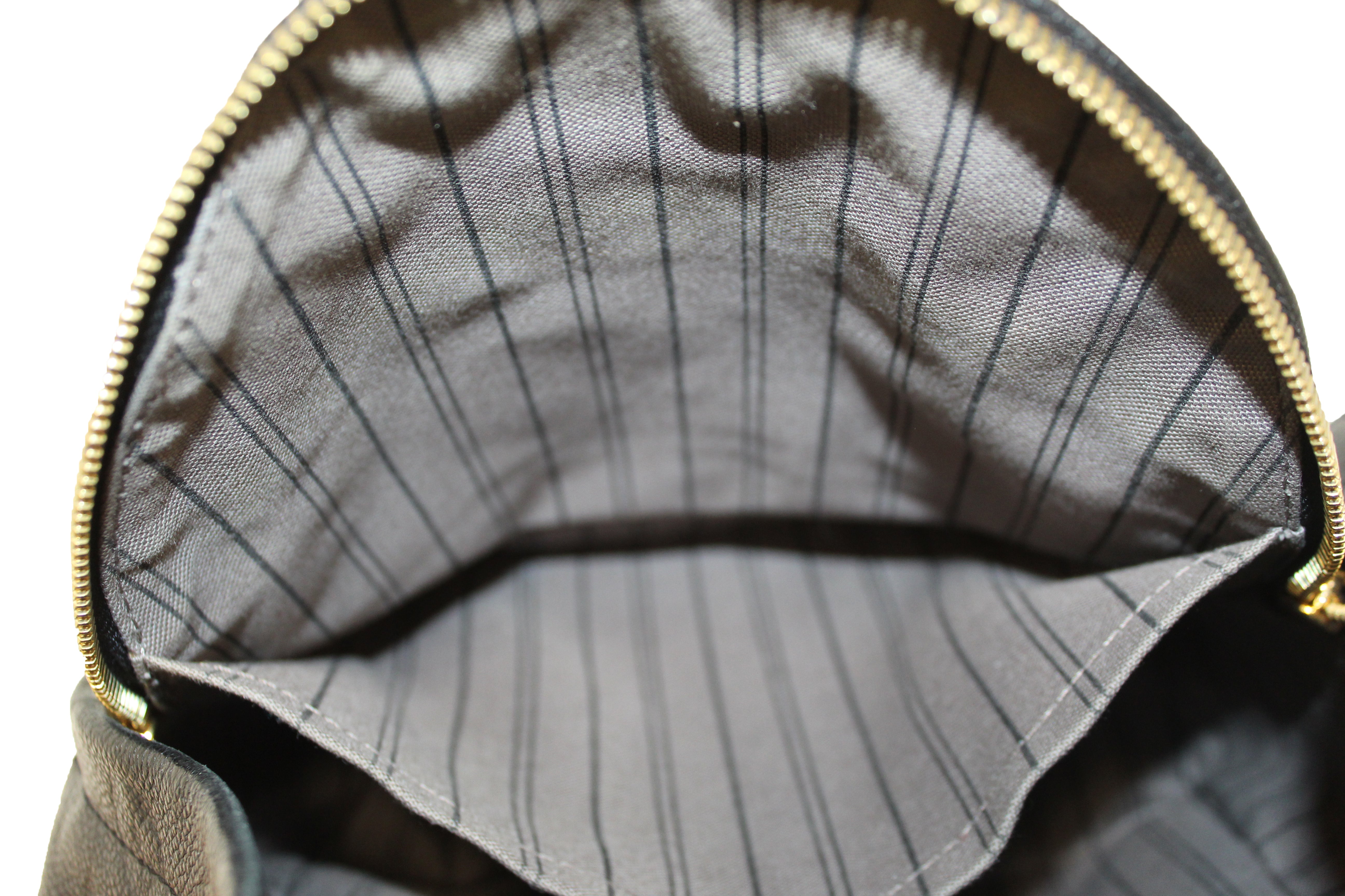 Authentic Louis Vuitton Black Empreinte Monogram Leather Sorbonne Back –  Paris Station Shop