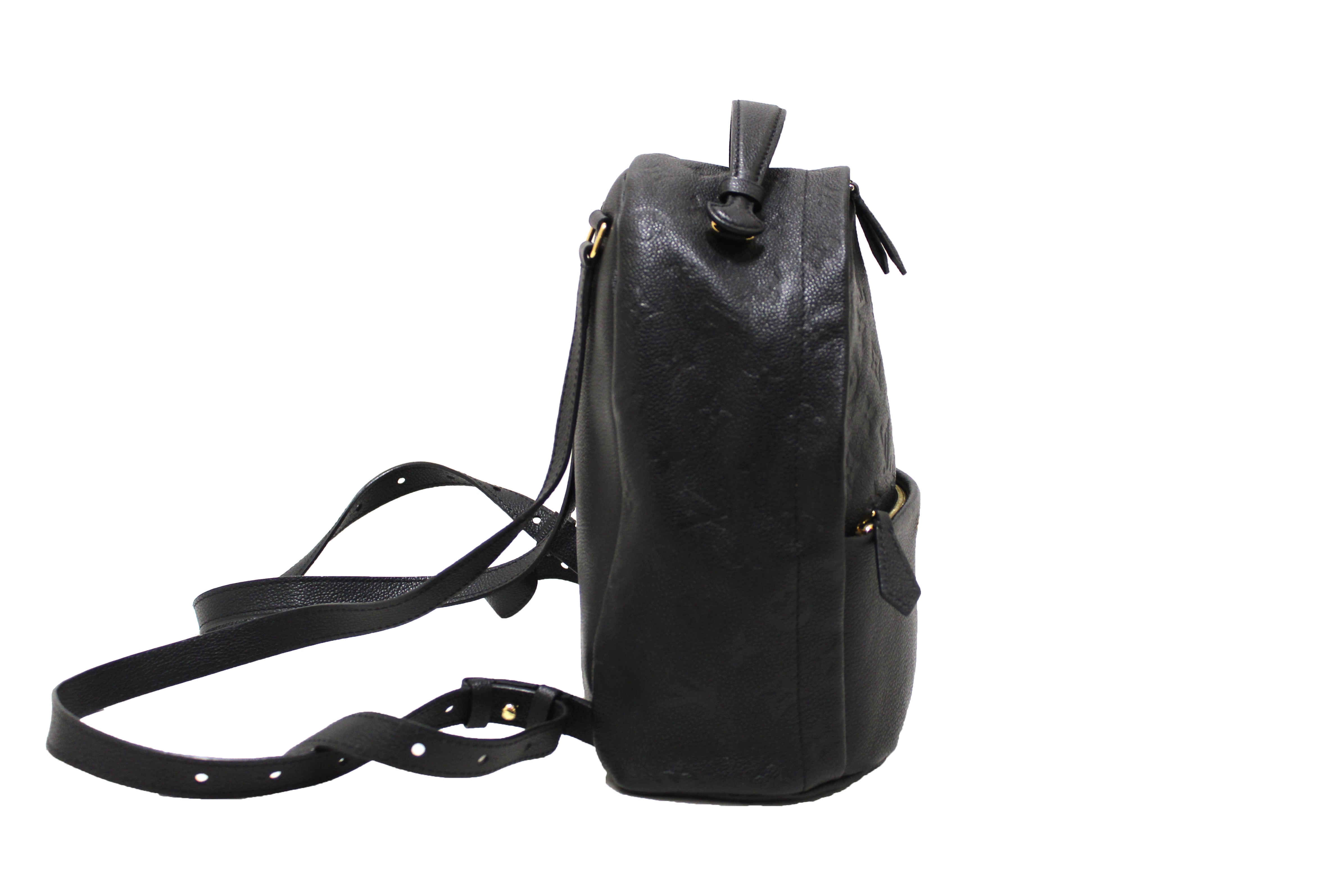 louis vuitton backpack sorbonne monogram empreinte Authentic Louis Vuitton Black Empreinte Monogram Leather Sorbonne Back – Paris Station Shop