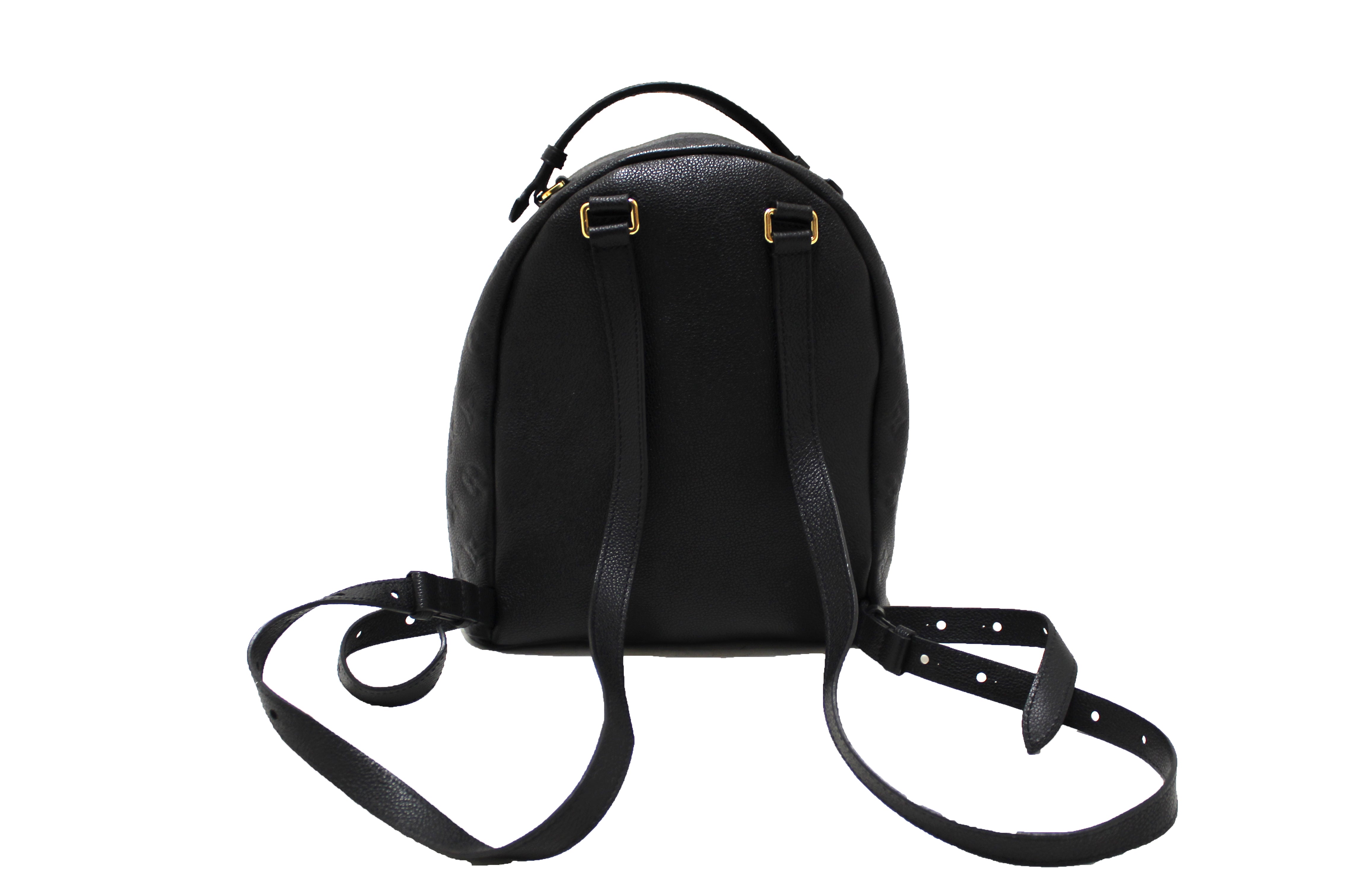 black louis vuitton backpack women& 39 Authentic Louis Vuitton Black Empreinte Monogram Leather Sorbonne Back – Paris Station Shop