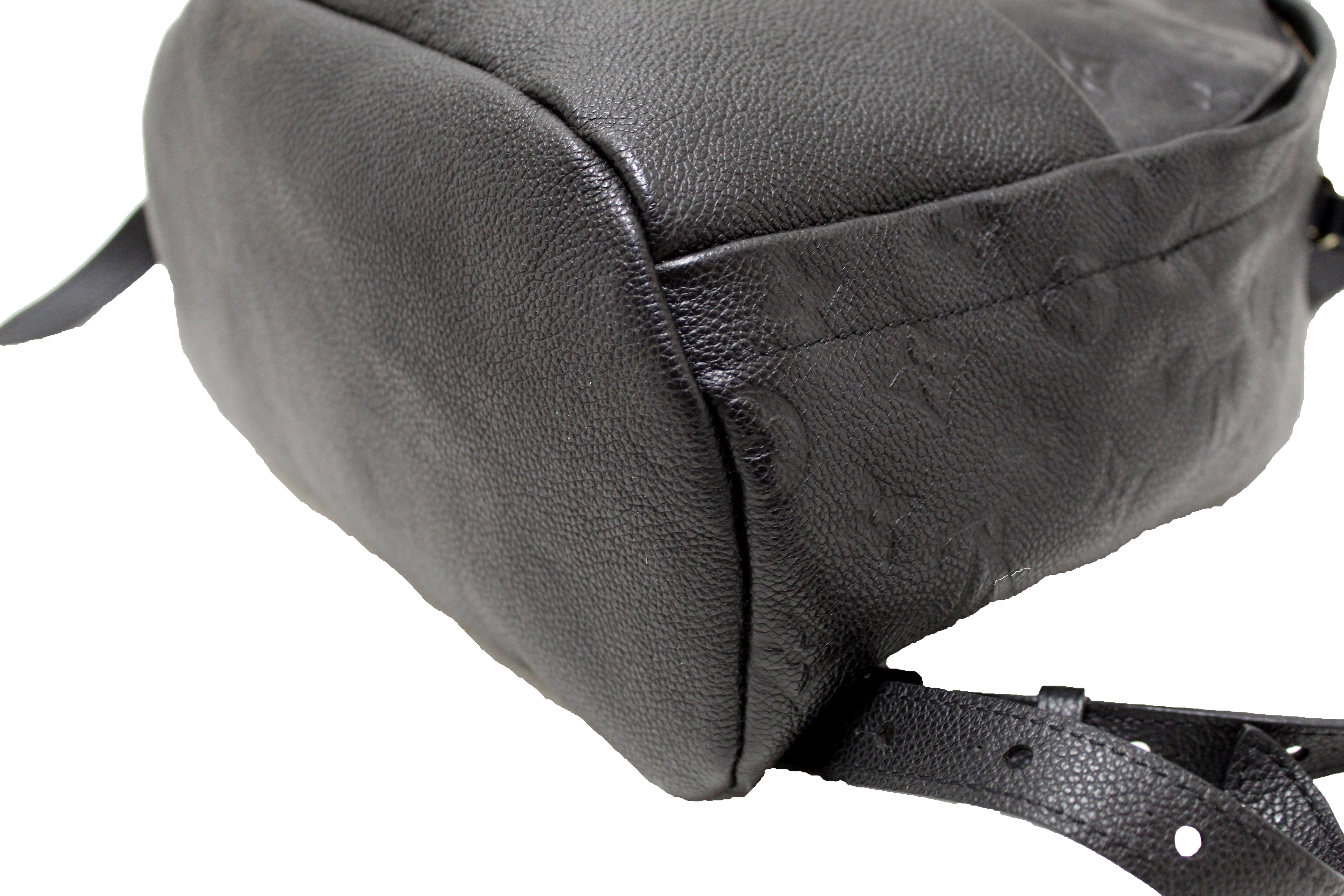 louis vuitton black backpack ebay Authentic Louis Vuitton Black Empreinte Monogram Leather Sorbonne Back – Paris Station Shop