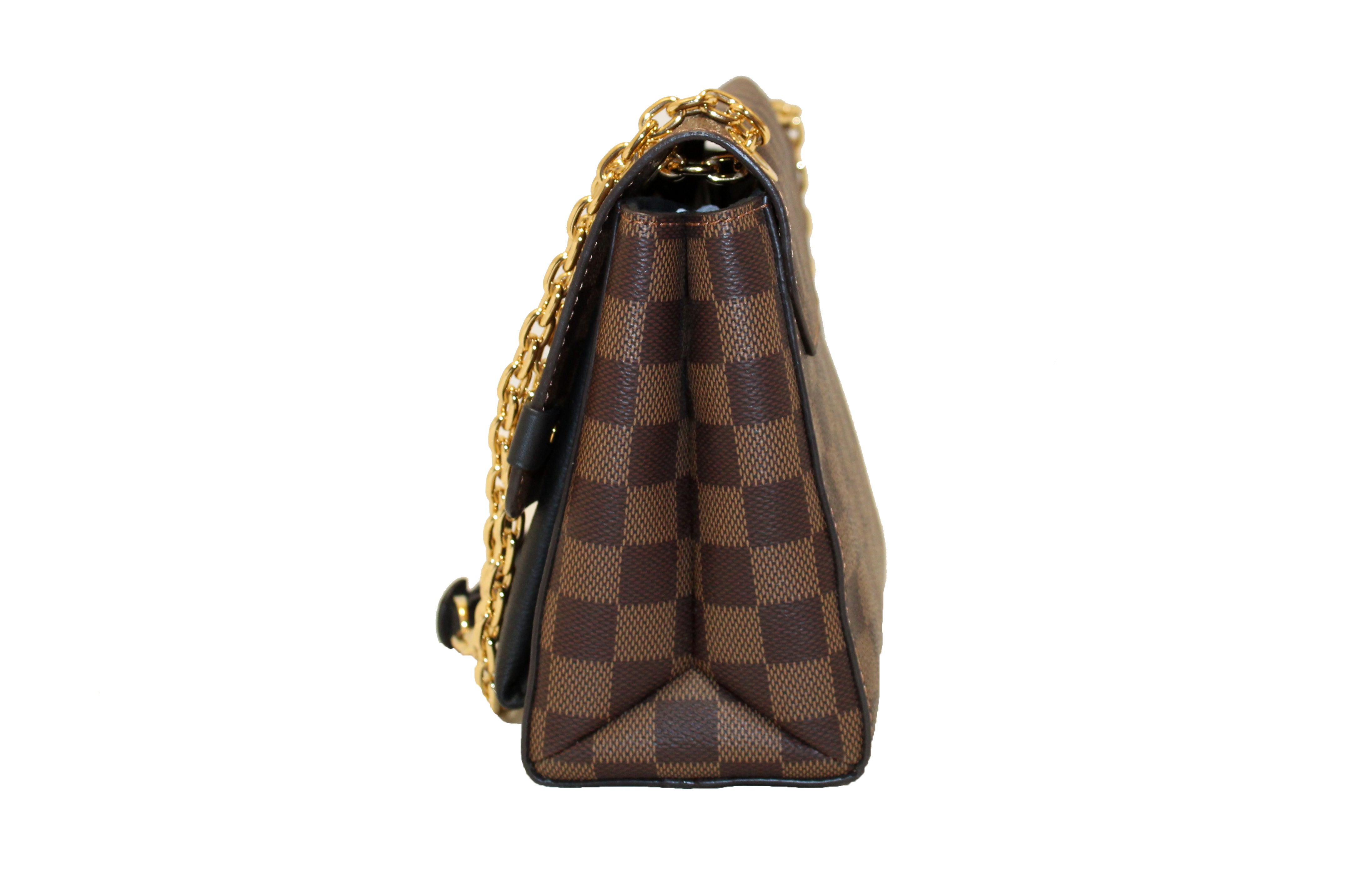 Louis Vuitton Vavin Handbag Damier with Leather PM Black 2423372