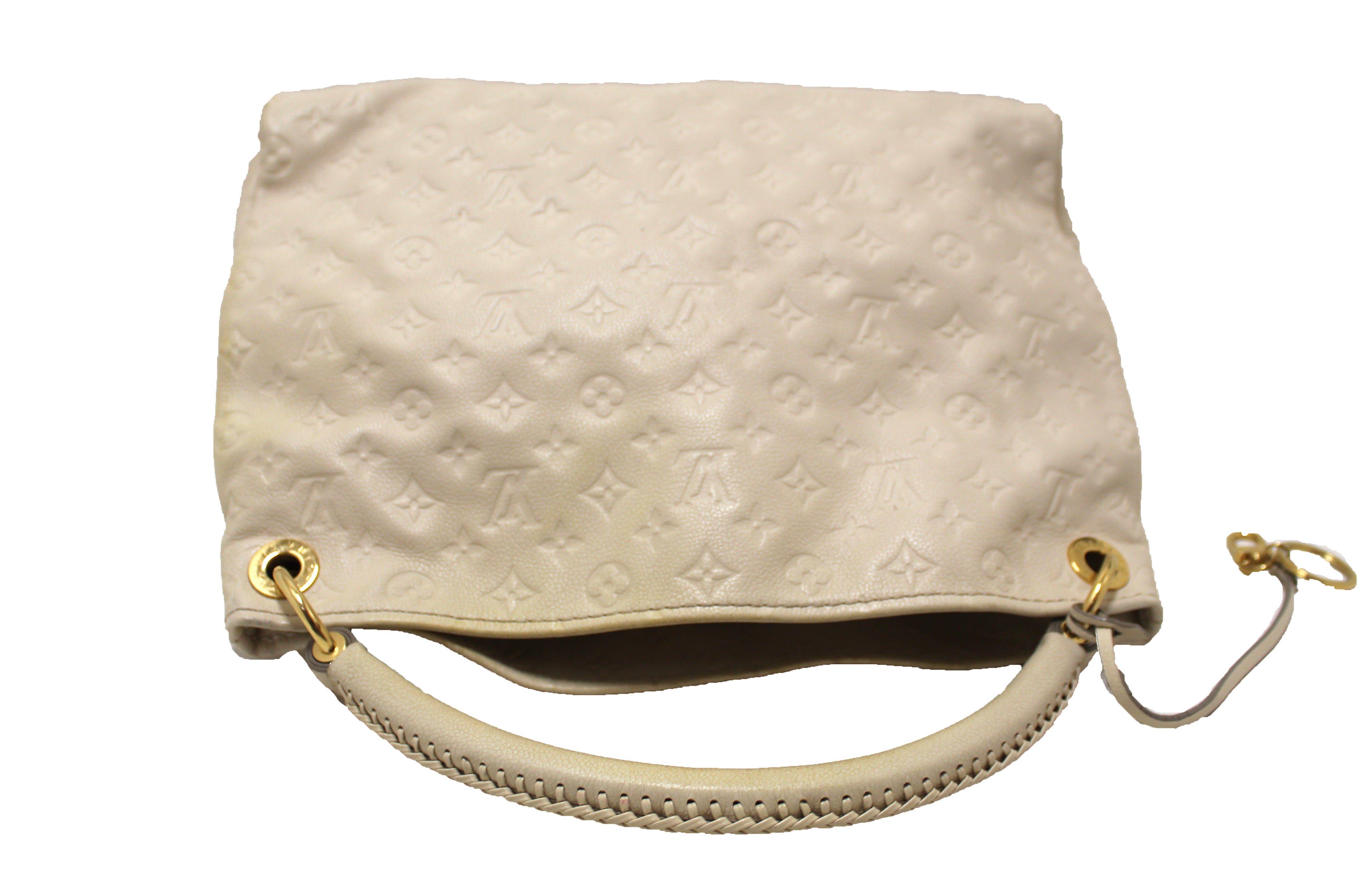 Artsy leather handbag Louis Vuitton Beige in Leather - 36991465
