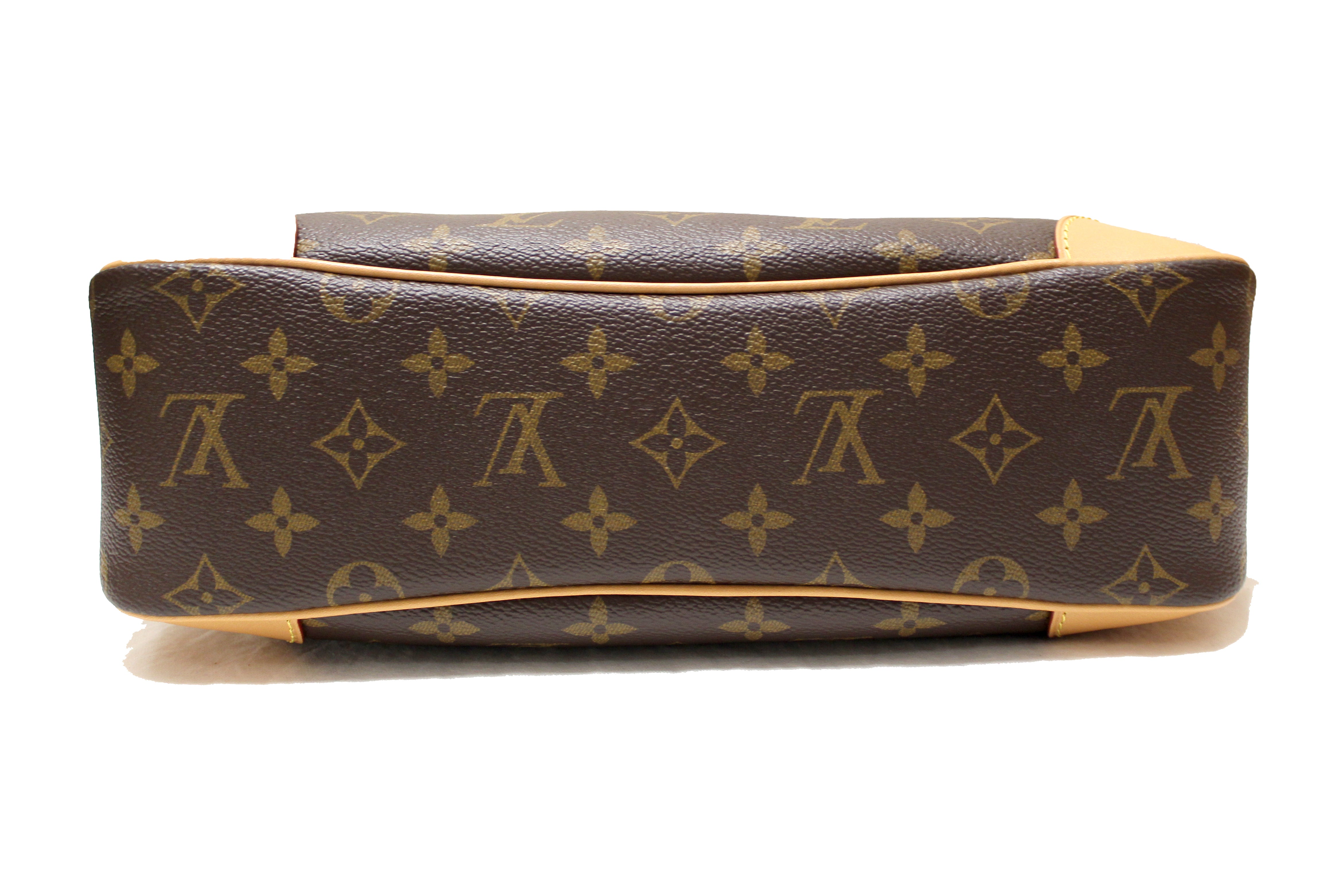Authentic Louis Vuitton Classic Monogram Odeon MM Shoulder Bag