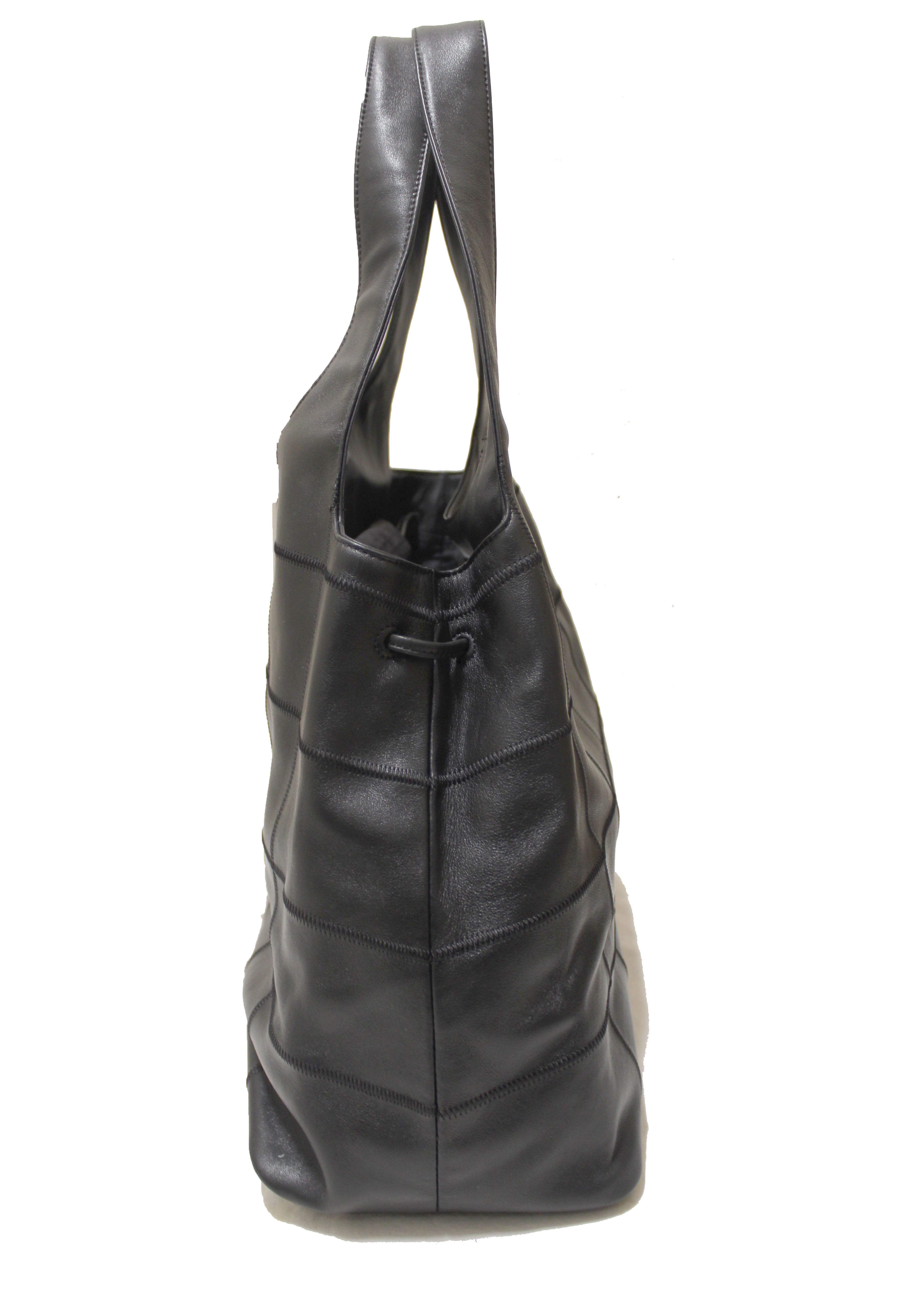 Chanel Patent Leather Bucket Bag