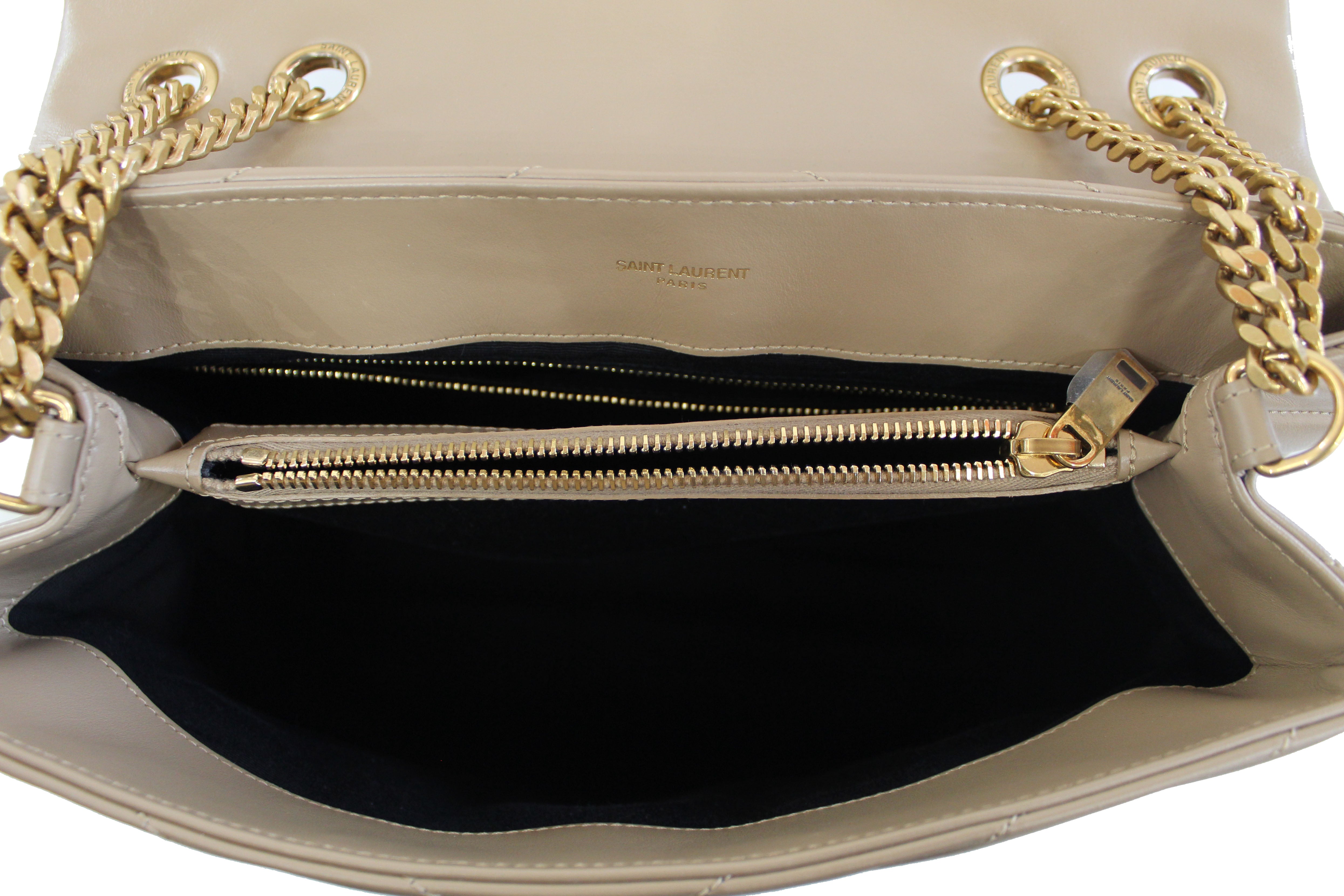 Handbag Yves Saint Laurent Beige in Suede - 34295094