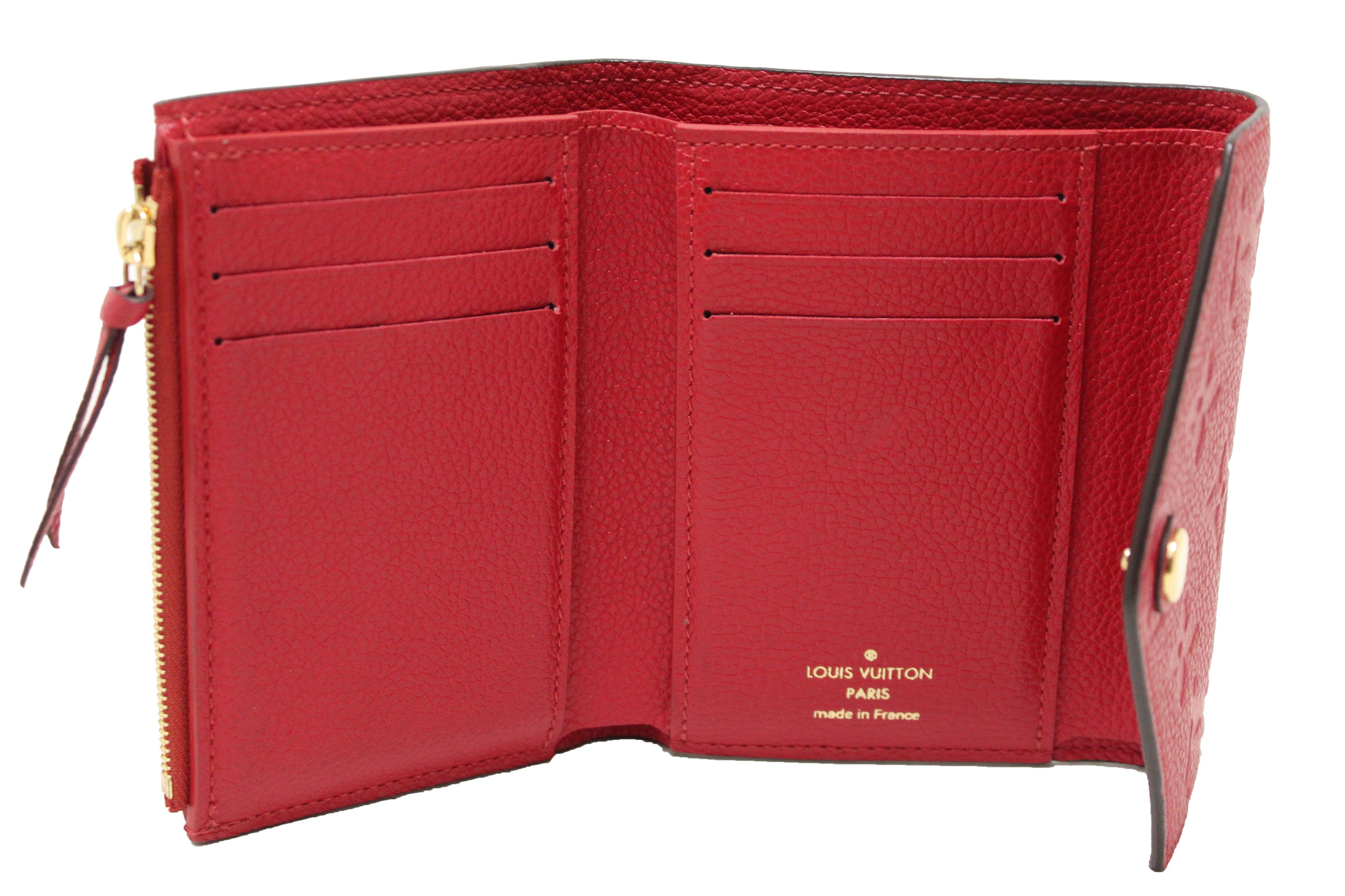 Buy Pre-owned & Brand new Luxury Louis Vuitton Empreinte Red Victorine  Wallet Online