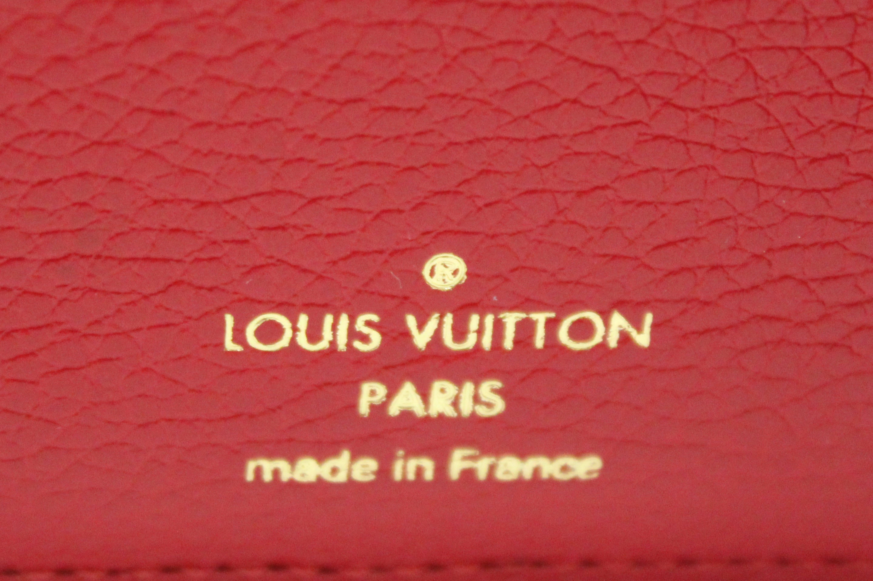 Victorine leather wallet Louis Vuitton Purple in Leather - 34638026