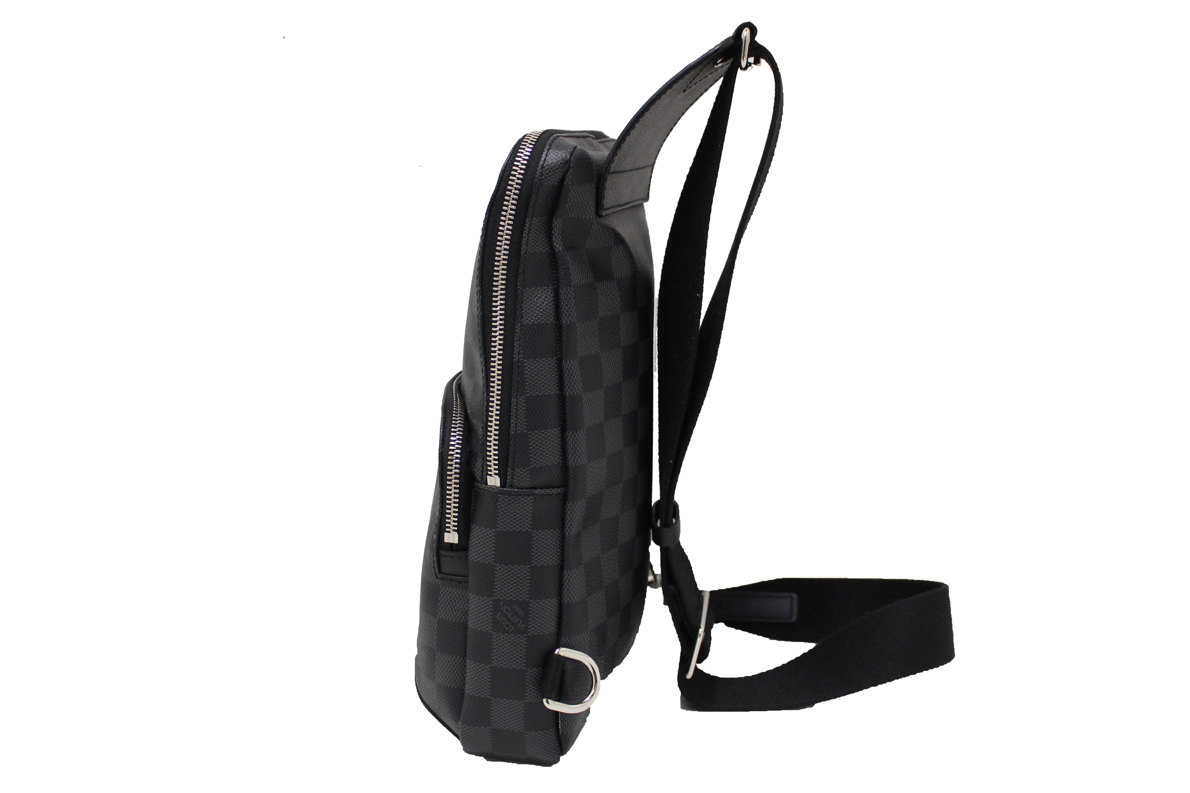 Authentic Louis Vuitton Damier Graphite Canvas Avenue Sling Bag – Paris Station Shop