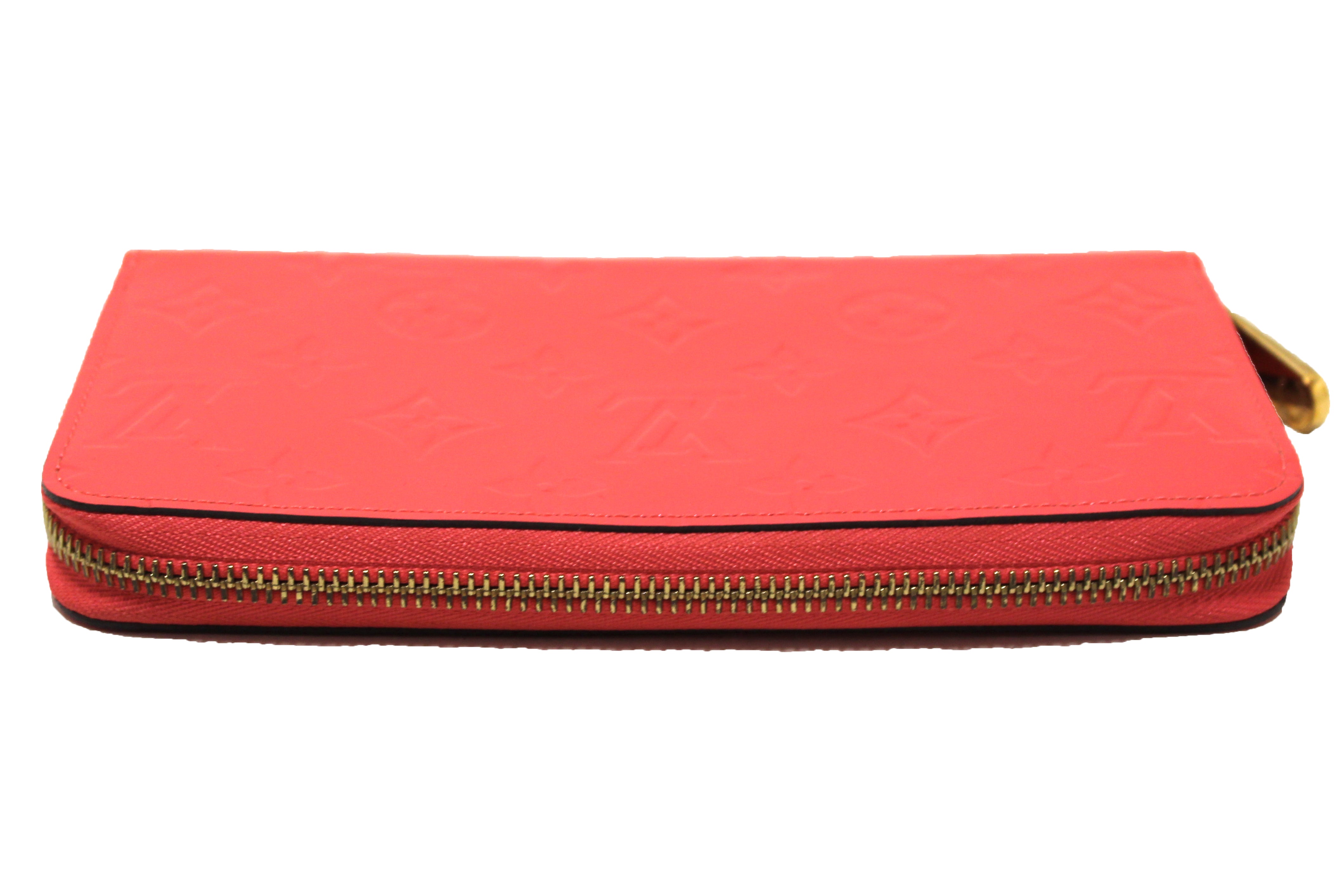 Louis Vuitton, Bags, Authentic Louis Vuitton Vernis Zippy Wallet Long  Purse Red M