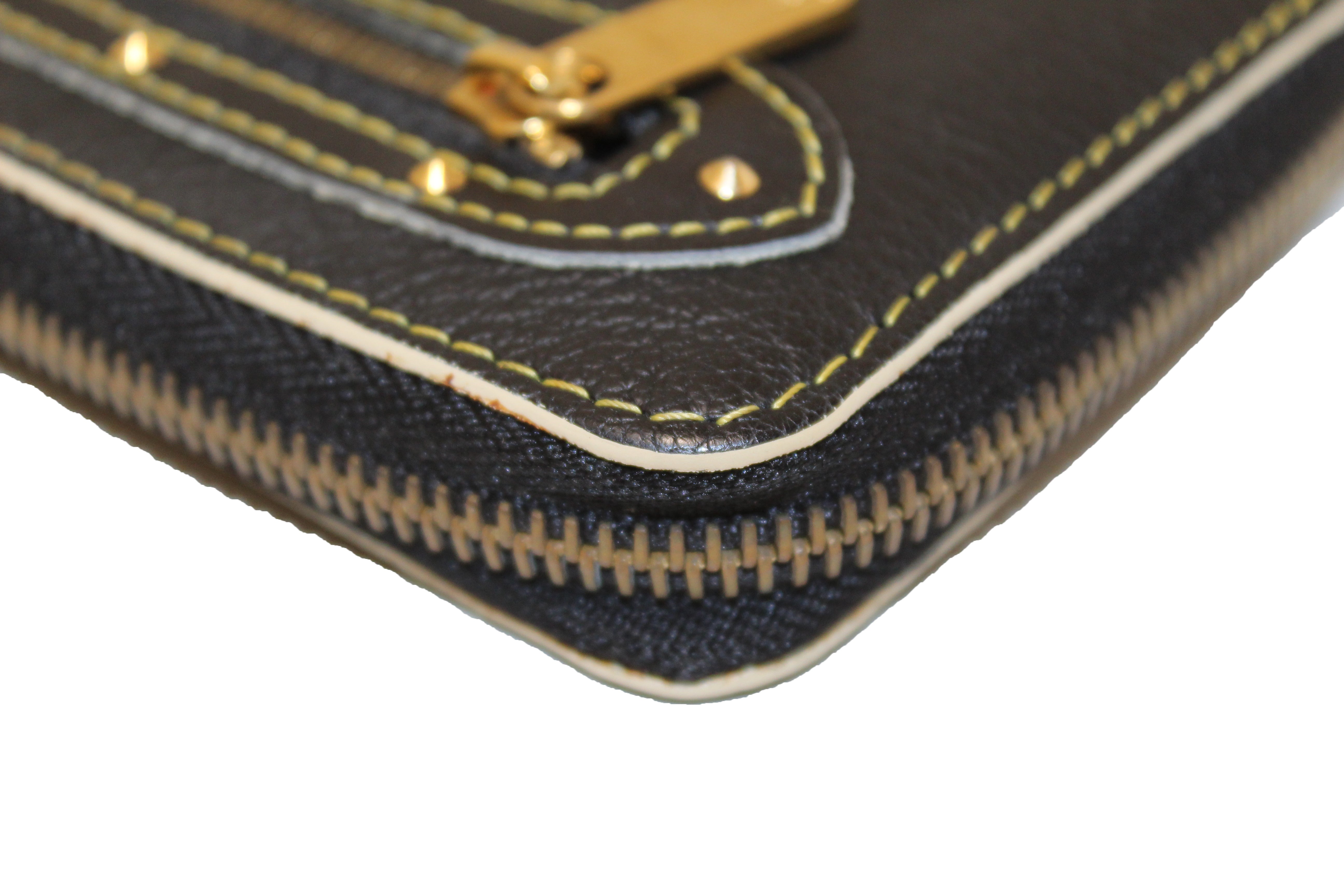 LOUIS VUITTON Suhali Zippy Wallet Black 490978