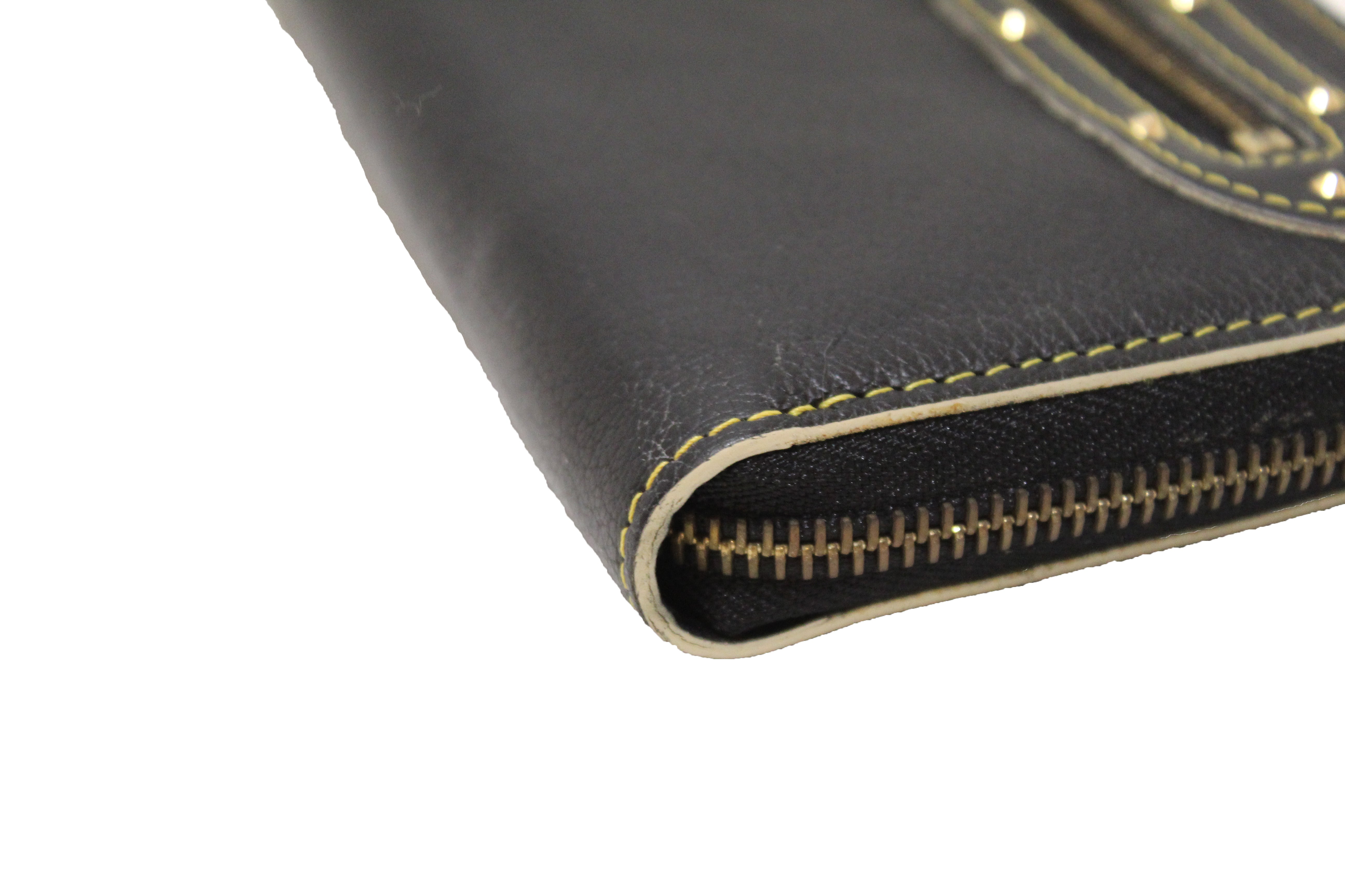 Louis Vuitton Suhali Zippy Wallet Black Long Zip Around 872440