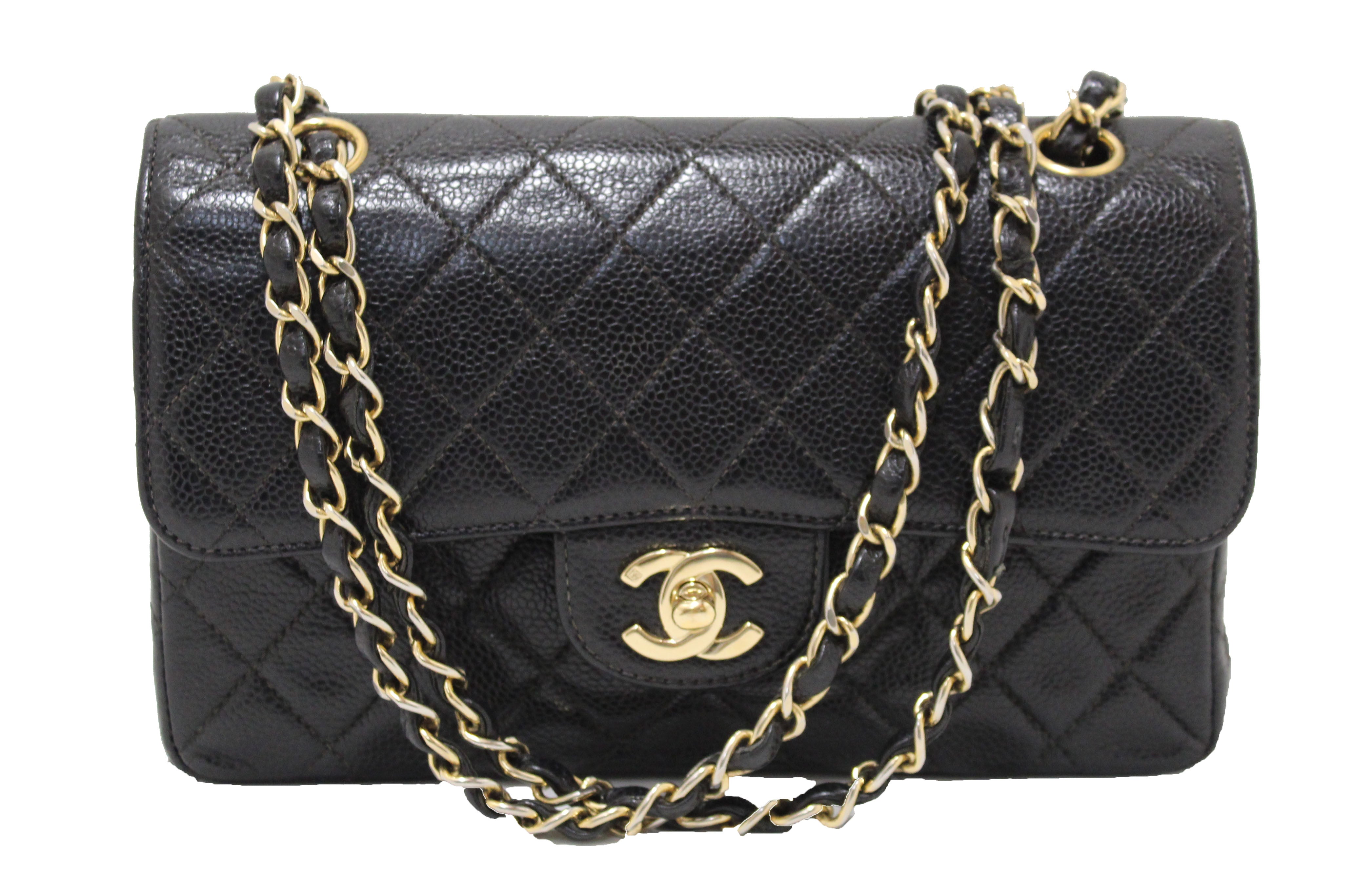 Chanel Leather Grained Calfskin Large Classic Double Flap Shoulder