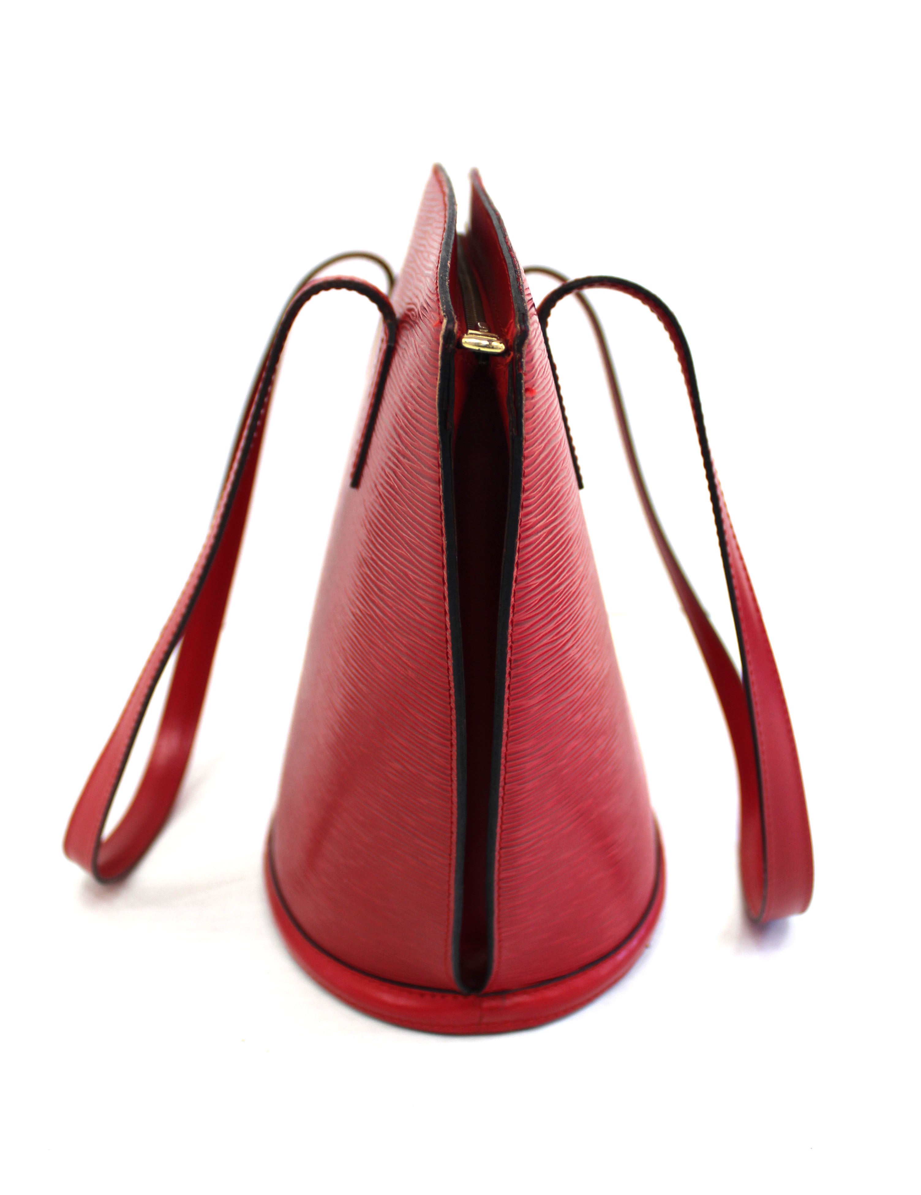 Authentic Louis Vuitton St Jacques Red GM Shoulder Bag