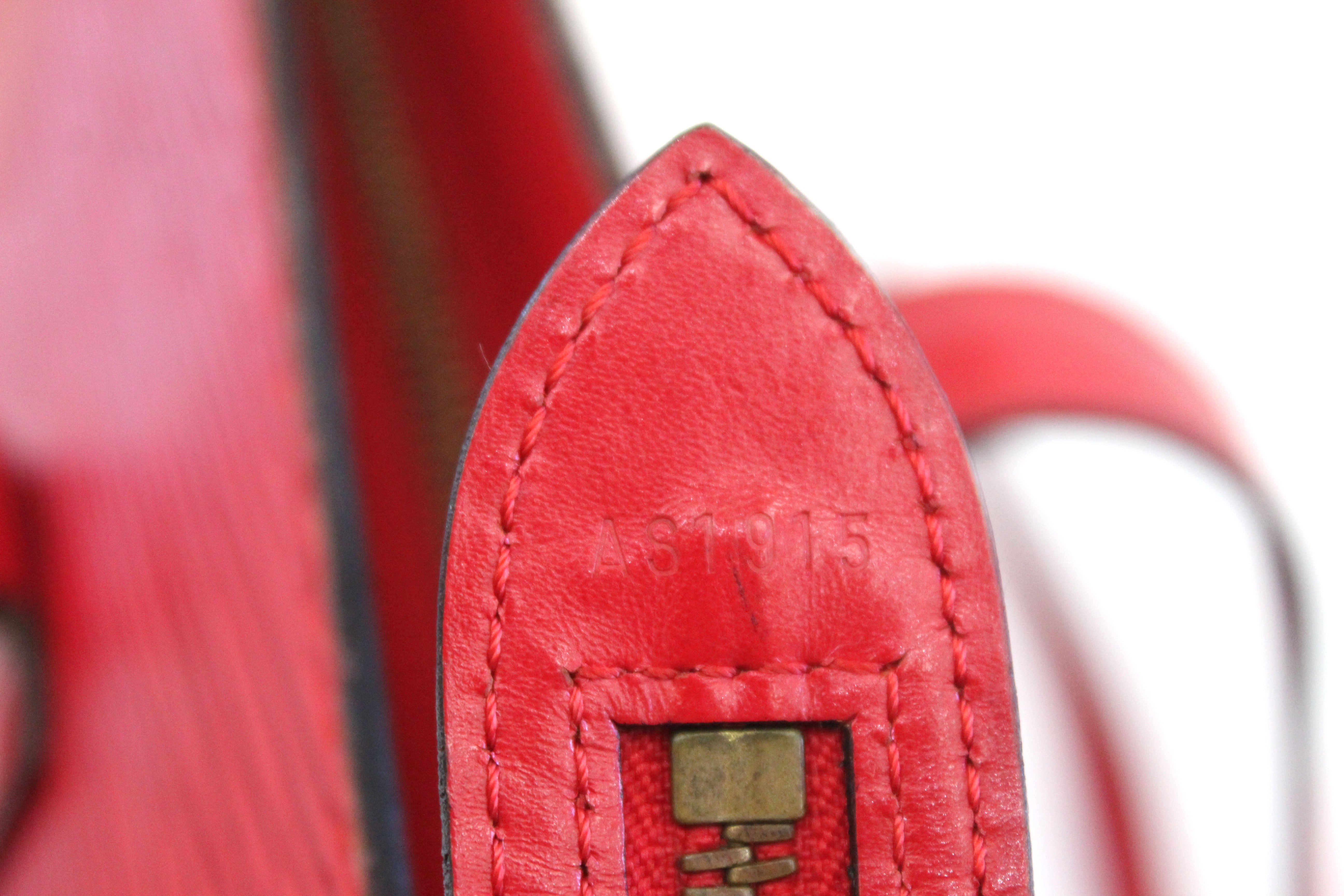 Authentic Louis Vuitton St Jacques Red GM Shoulder Bag