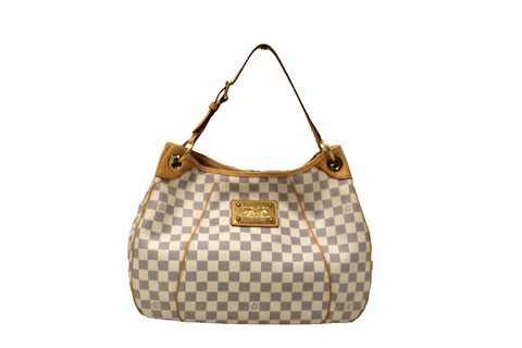 Authentic Louis Vuitton Damier Azur Galliera PM Shoulder Bag