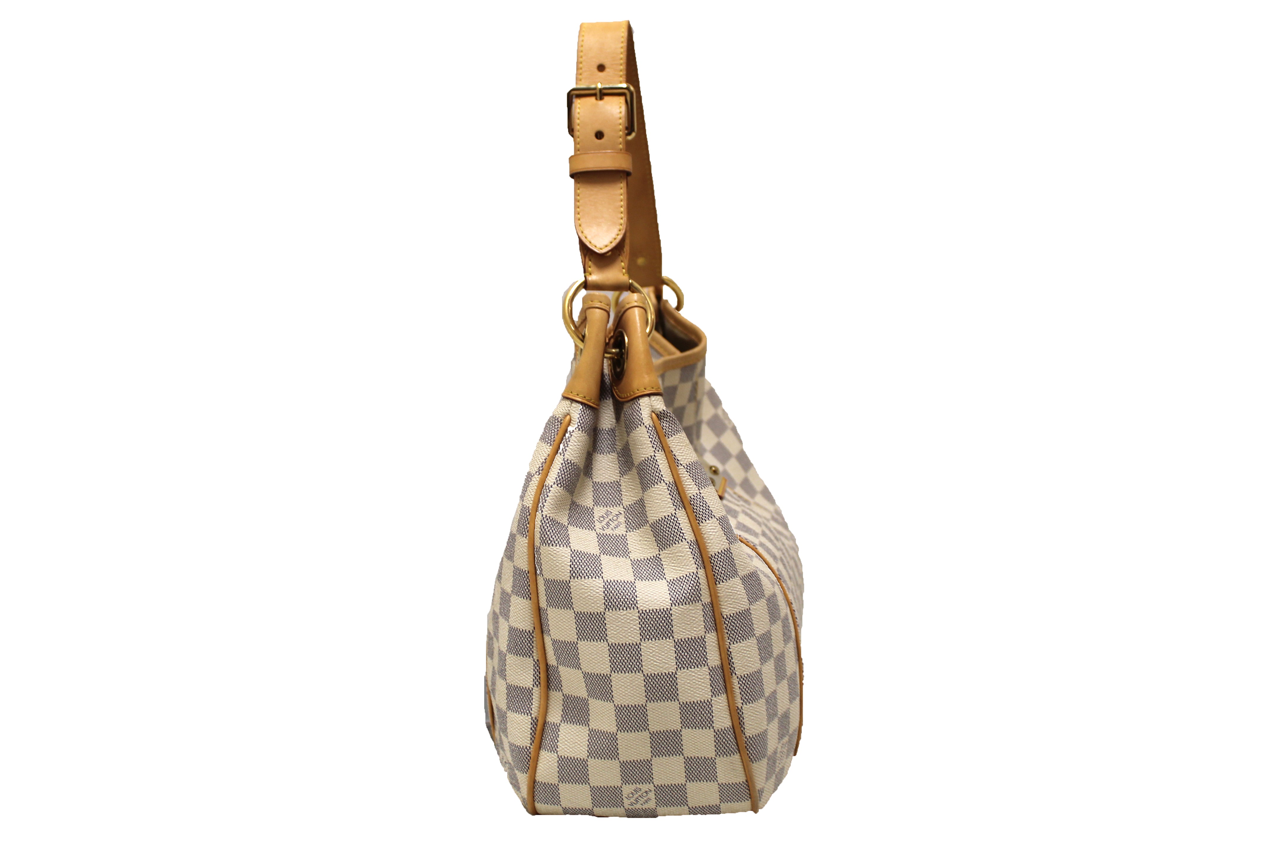 Authentic Louis Vuitton Damier Azur Galliera PM Shoulder Bag