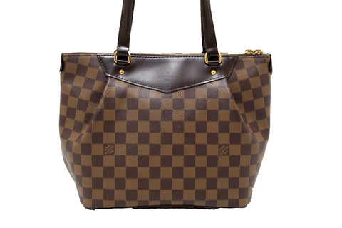 Authentic Louis Vuitton Damier Ebene Westminster PM Shoulder Bag