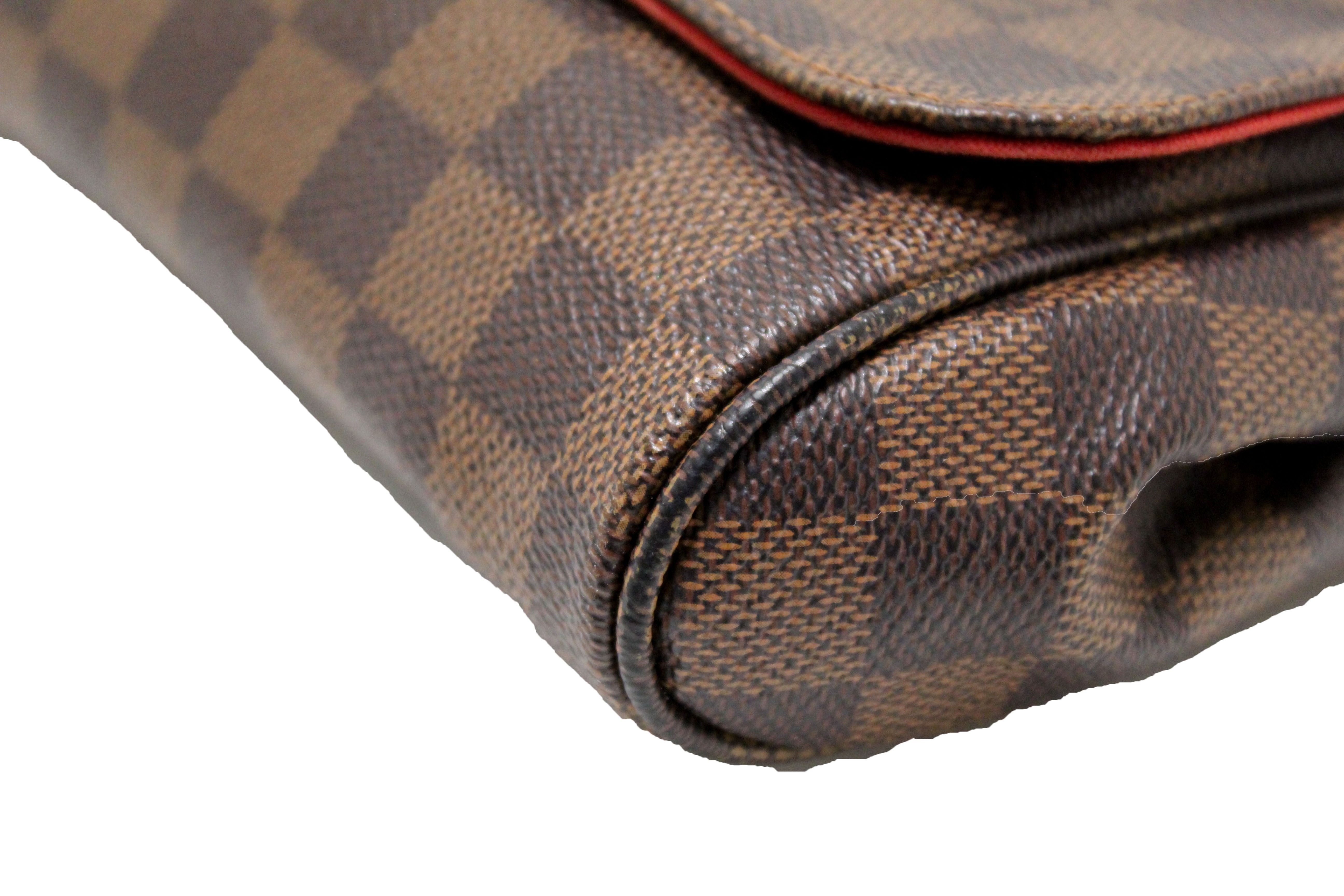 Authentic Louis Vuitton Damier Ebene Favorite PM Messenger Bag