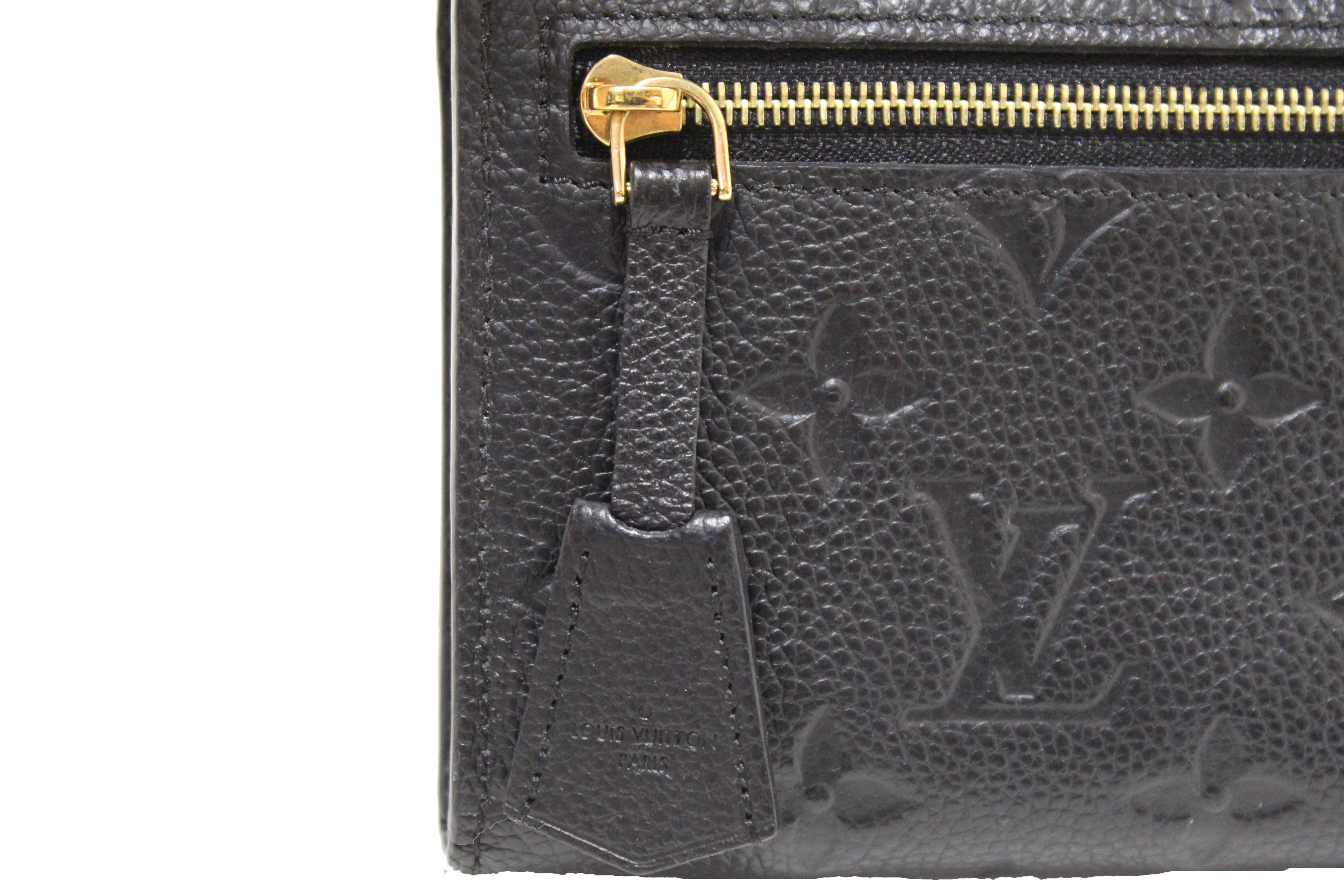 Louis Vuitton Black Monogram Empreinte Leather Pont Neuf Wallet - Yoogi's  Closet
