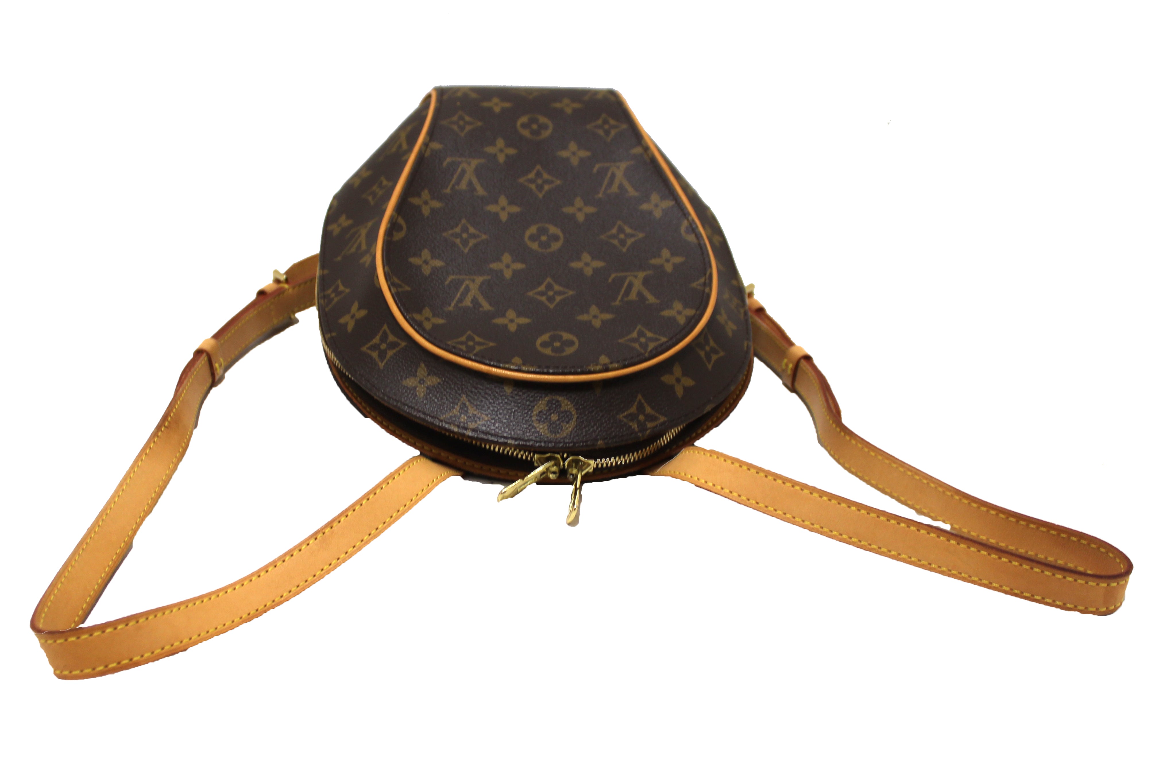 $1200 Louis Vuitton Classic Monogram Canvas Ellipse Backpack Bag