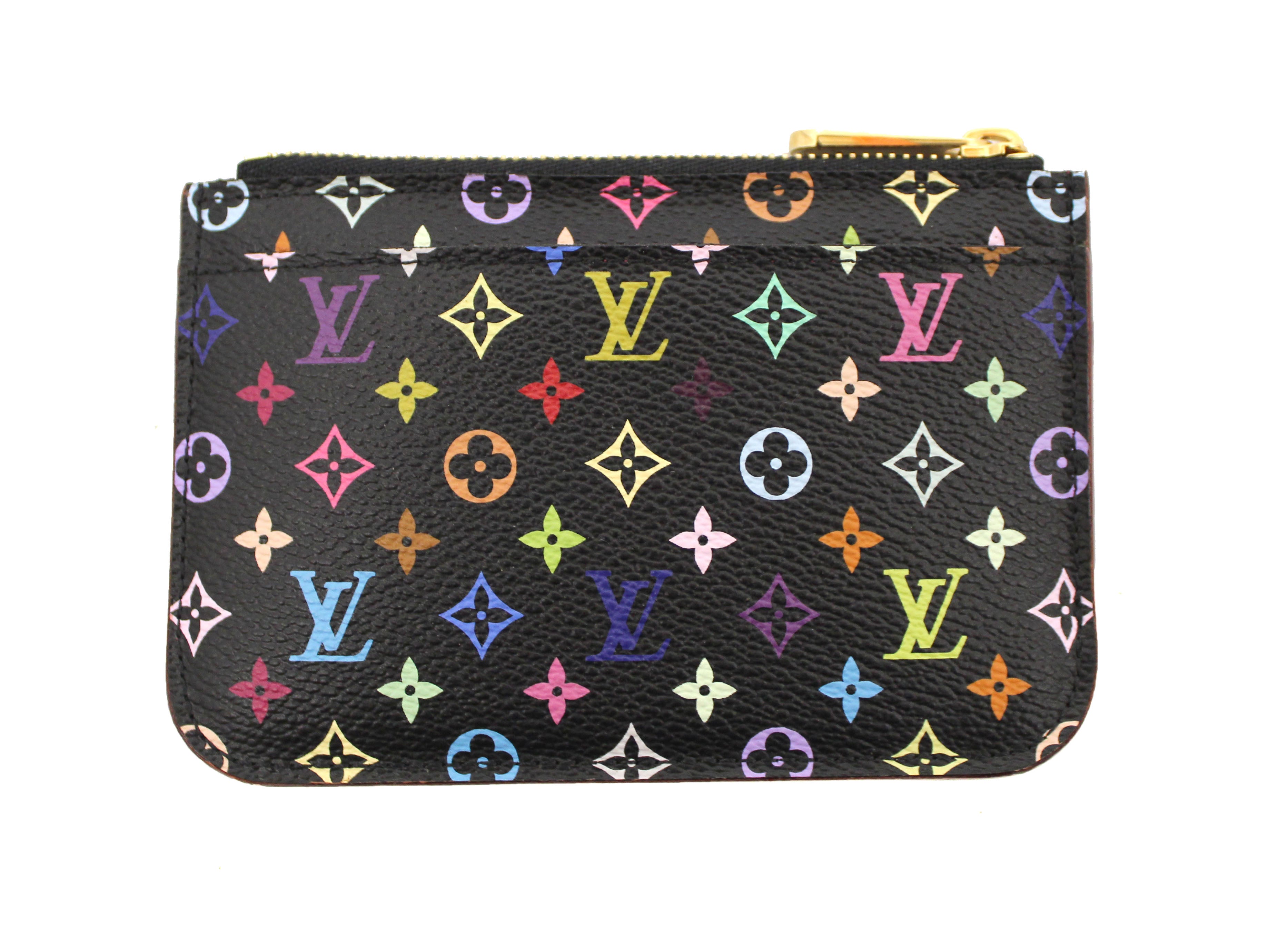Louis Vuitton Multicolor Black Key Pouch Cles 