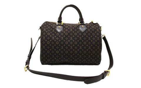 Authentic Louis Vuitton Monogram Idylle Speedy Bandouliere 30 Bag