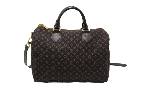 Authentic Louis Vuitton Monogram Idylle Speedy Bandouliere 30 Bag