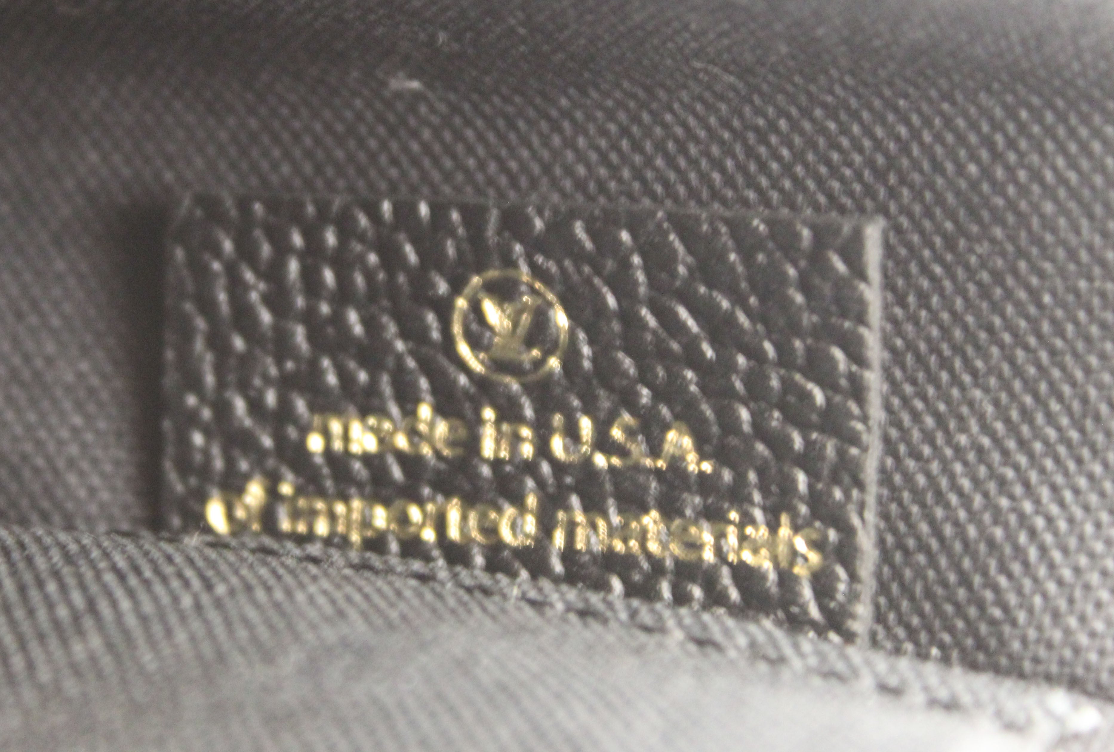Louis Vuitton Noir Monogram Empreinte Felicie Pochette, Designer Brand, Authentic Louis Vuitton