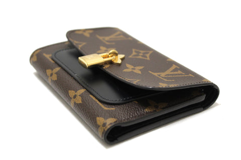 Authentic Louis Vuitton Monogram Canvas Flower Compact Wallet