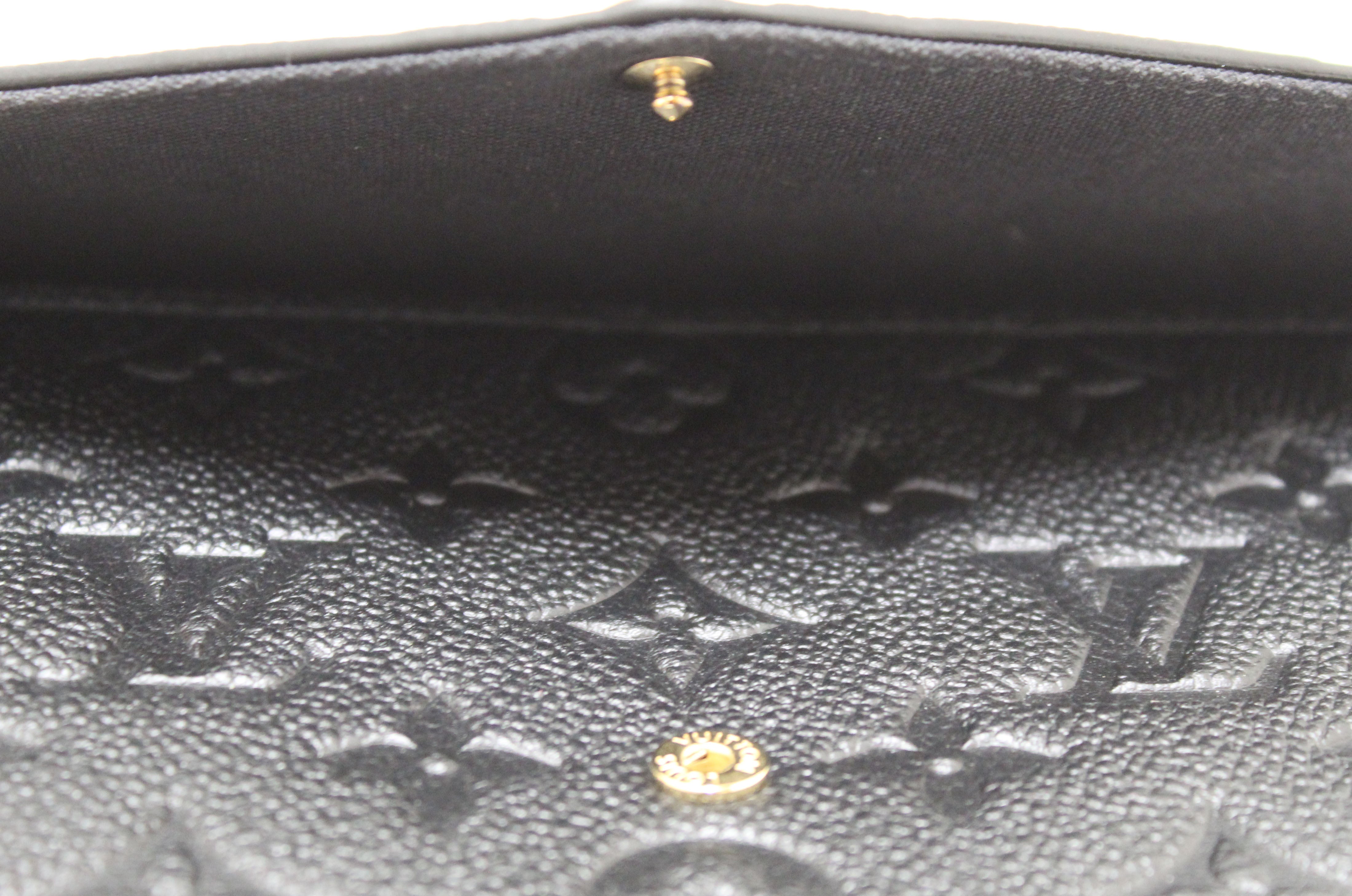 Authentic Louis Vuitton Black Monogram Empreinte Felicie Pochette Bag –  Paris Station Shop