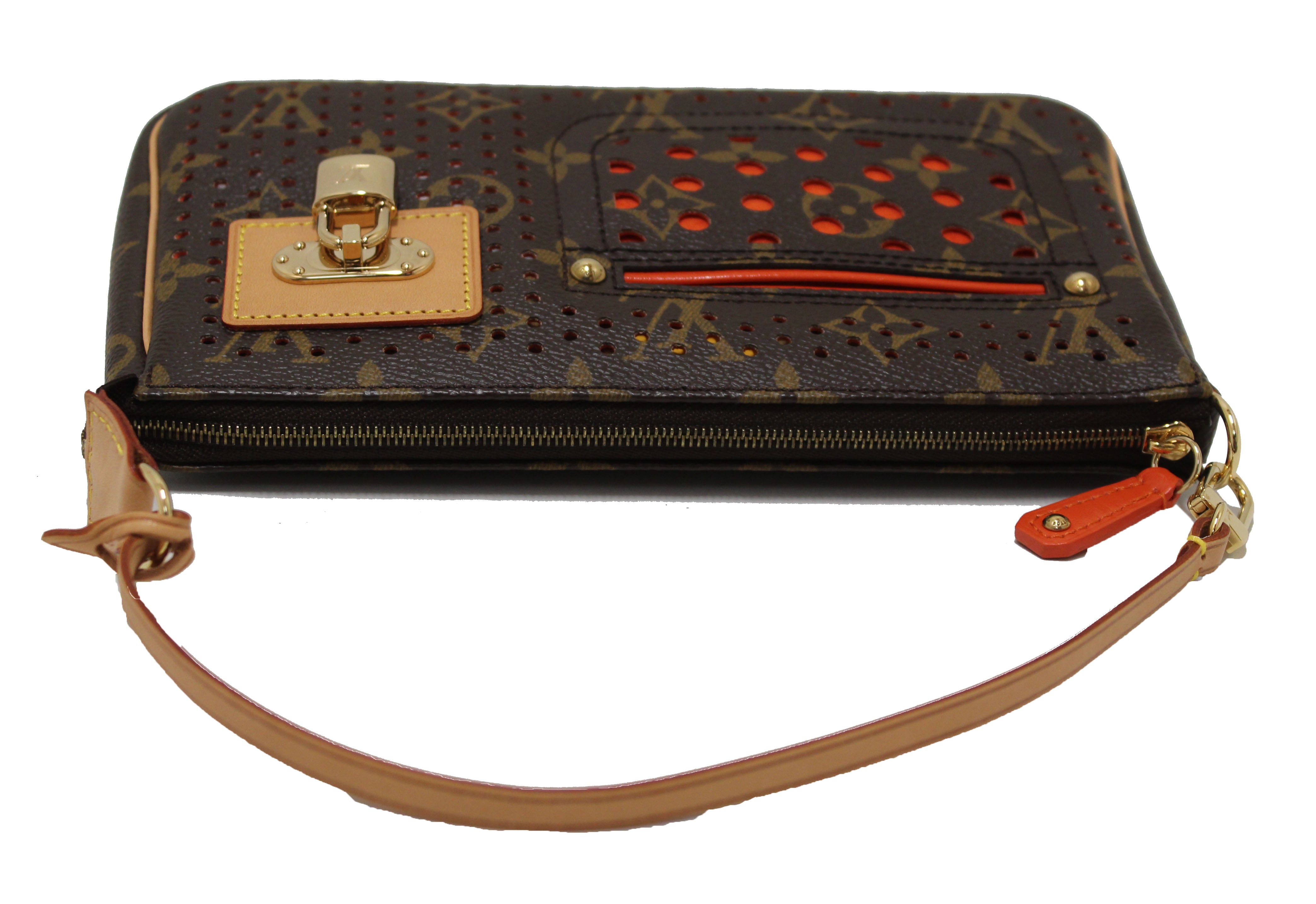 perforated pochette accessoires