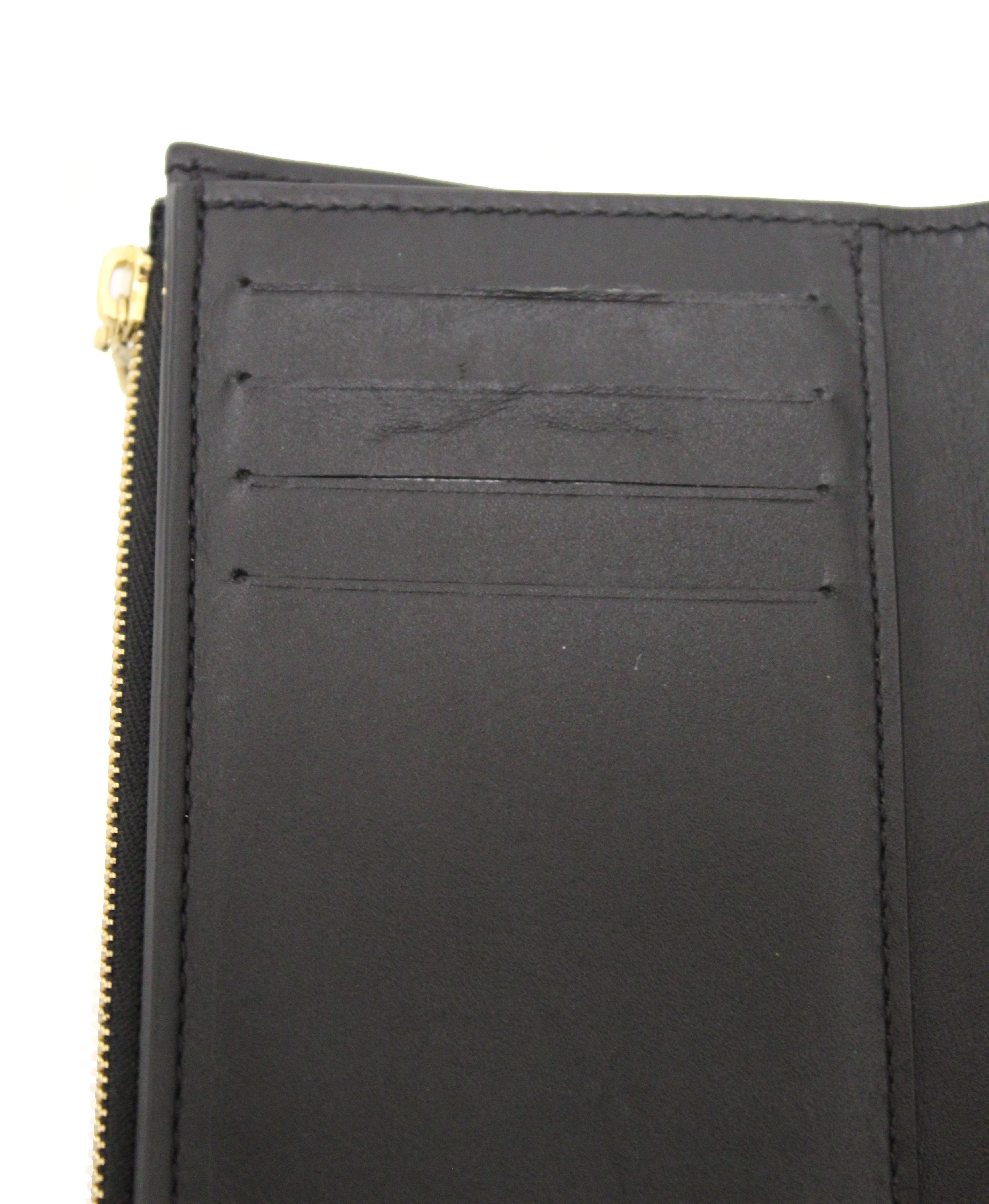 Louis Vuitton Monogram Canvas Flower Lock Compact Wallet (SHF