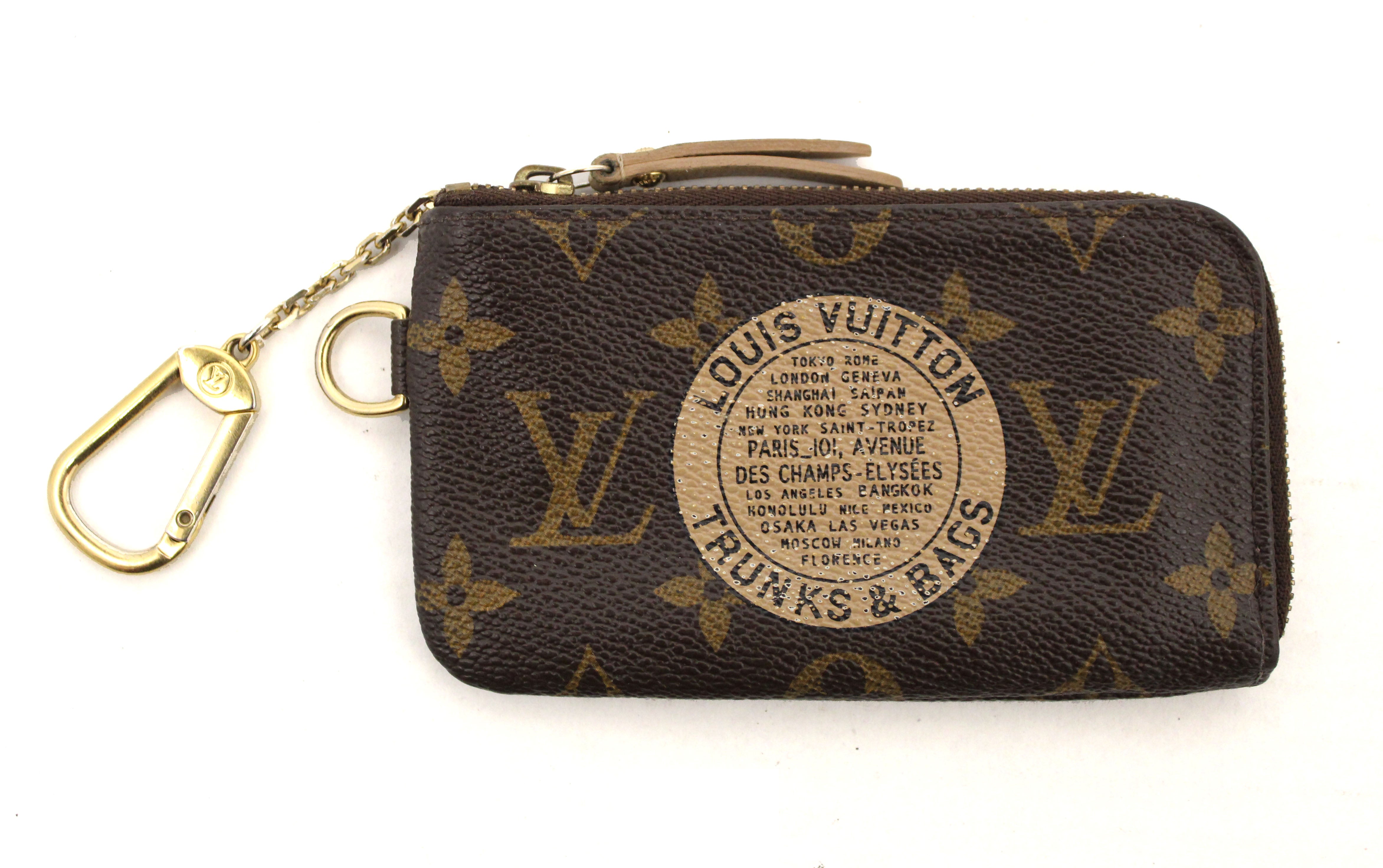 Key Pouch, Used & Preloved Louis Vuitton Pouch/Pochette, LXR USA, Brown