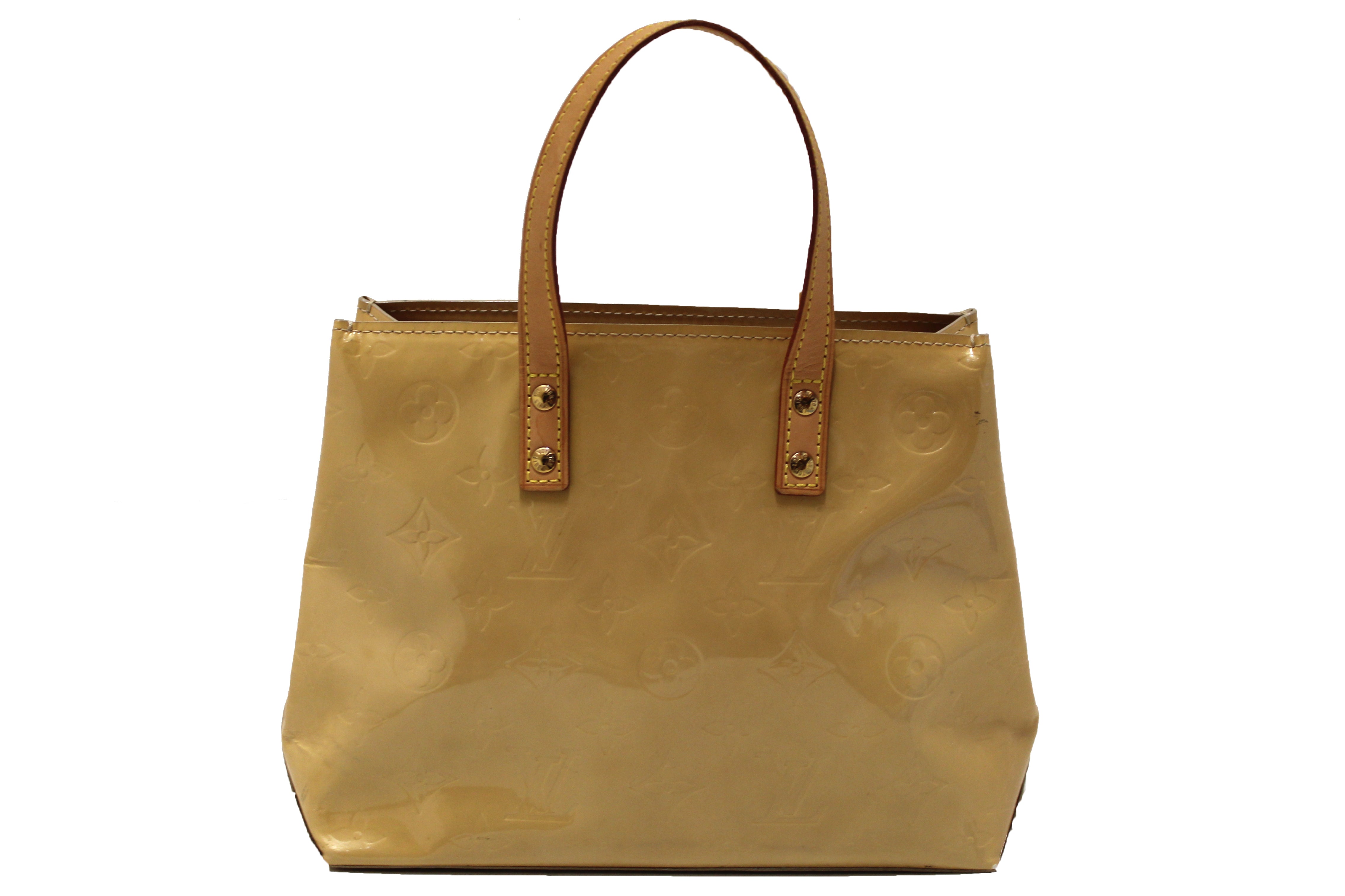 Reade patent leather mini bag Louis Vuitton Gold in Patent leather -  21326076