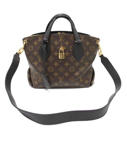 Authentic Louis Vuitton Monogram Flower Zipped Tote BB Hand/Shoulder Bag