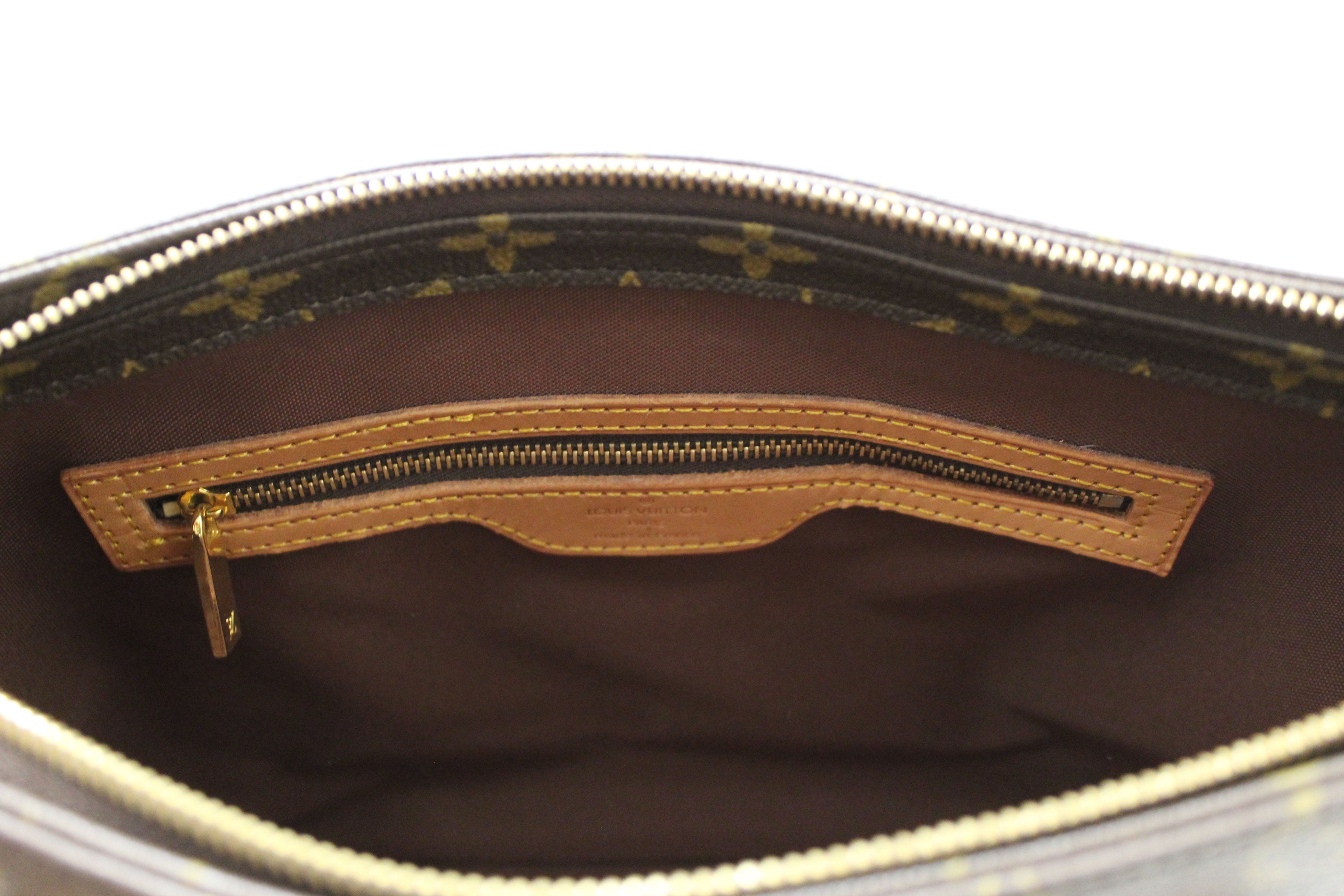 Authentic  Louis Vuitton Classic Monogram Canvas Piano Tote Shoulder Bag