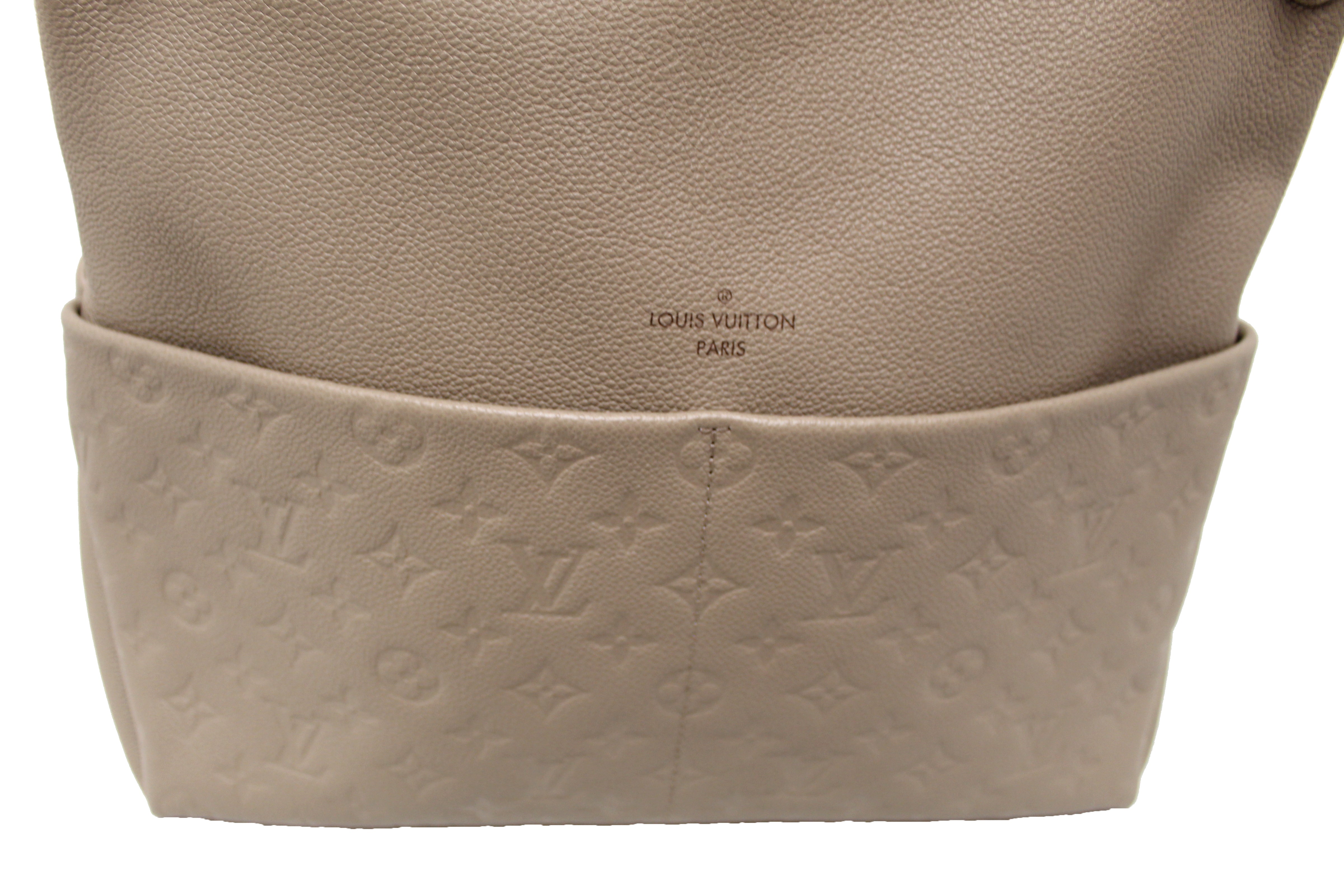 Authentic Louis Vuitton Turtledove Monogram Empreinte Leather Maida Ho –  Paris Station Shop