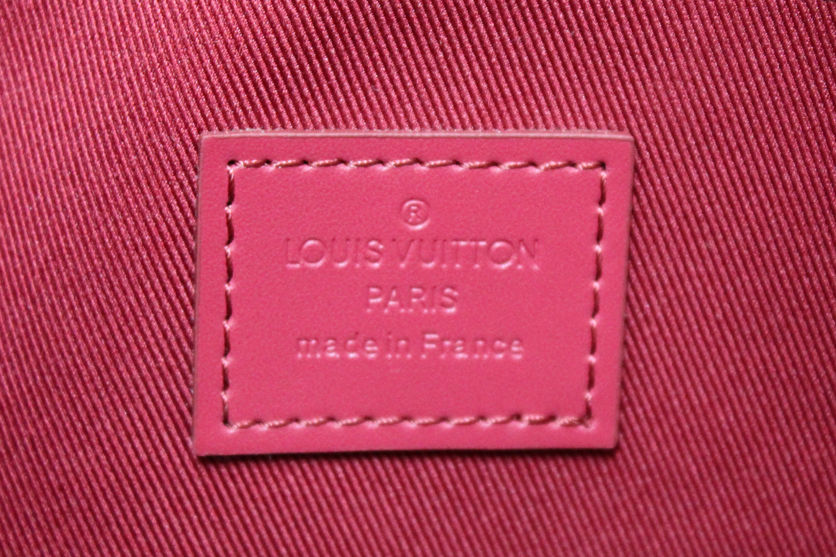 Louis Vuitton Monogram Etui Voyage MM Travel Case Pouch Fuchsia RARE Color  in 2023