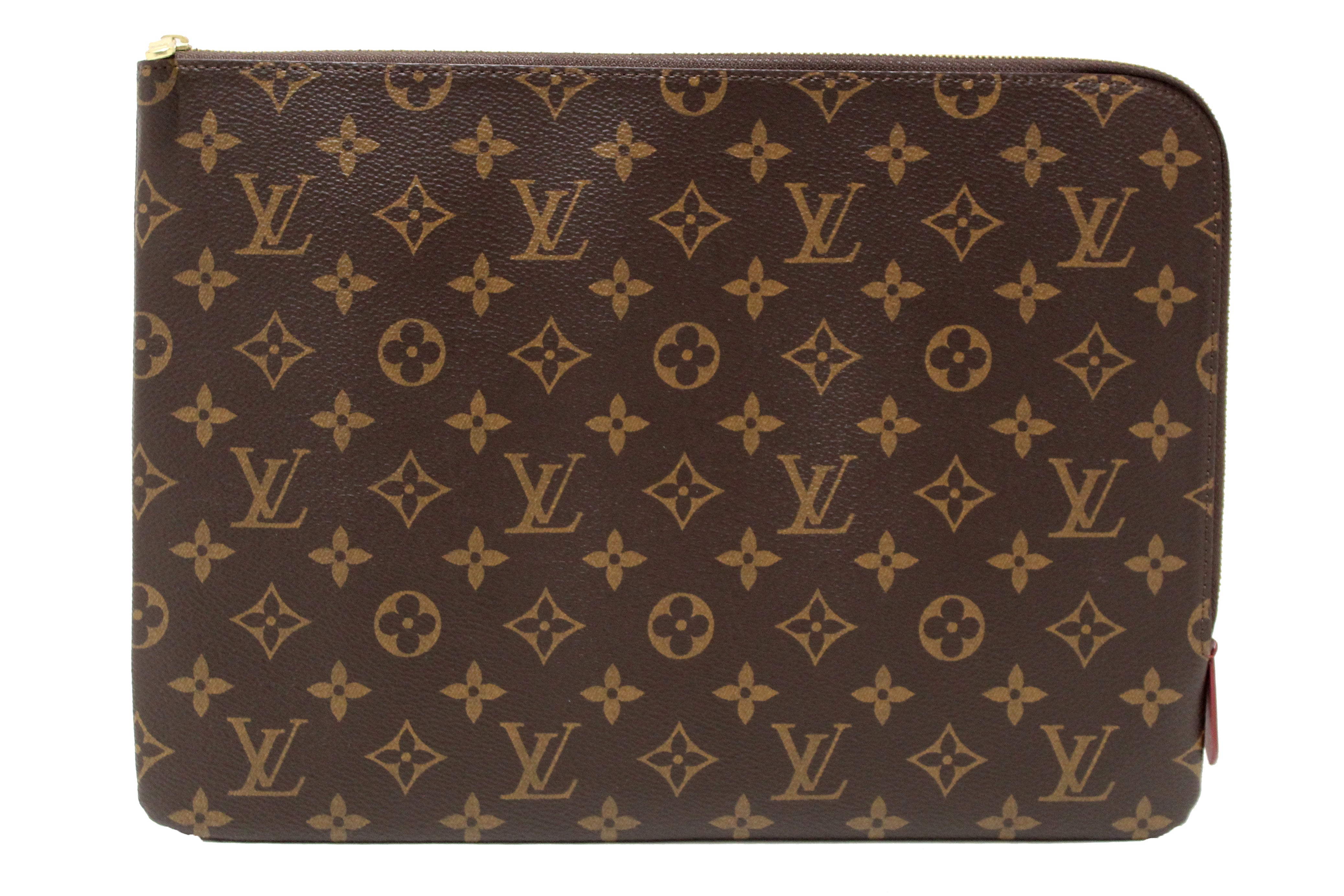 Authenti Louis Vuitton Etui Voyage monogram clutch GM/DOCUMENT CARRIER  PORTFOLIO