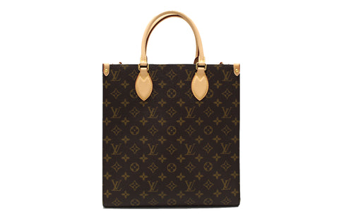 Authentic NEW Louis Vuitton Classic Monogram Sac Plat PM Shoulder Tote