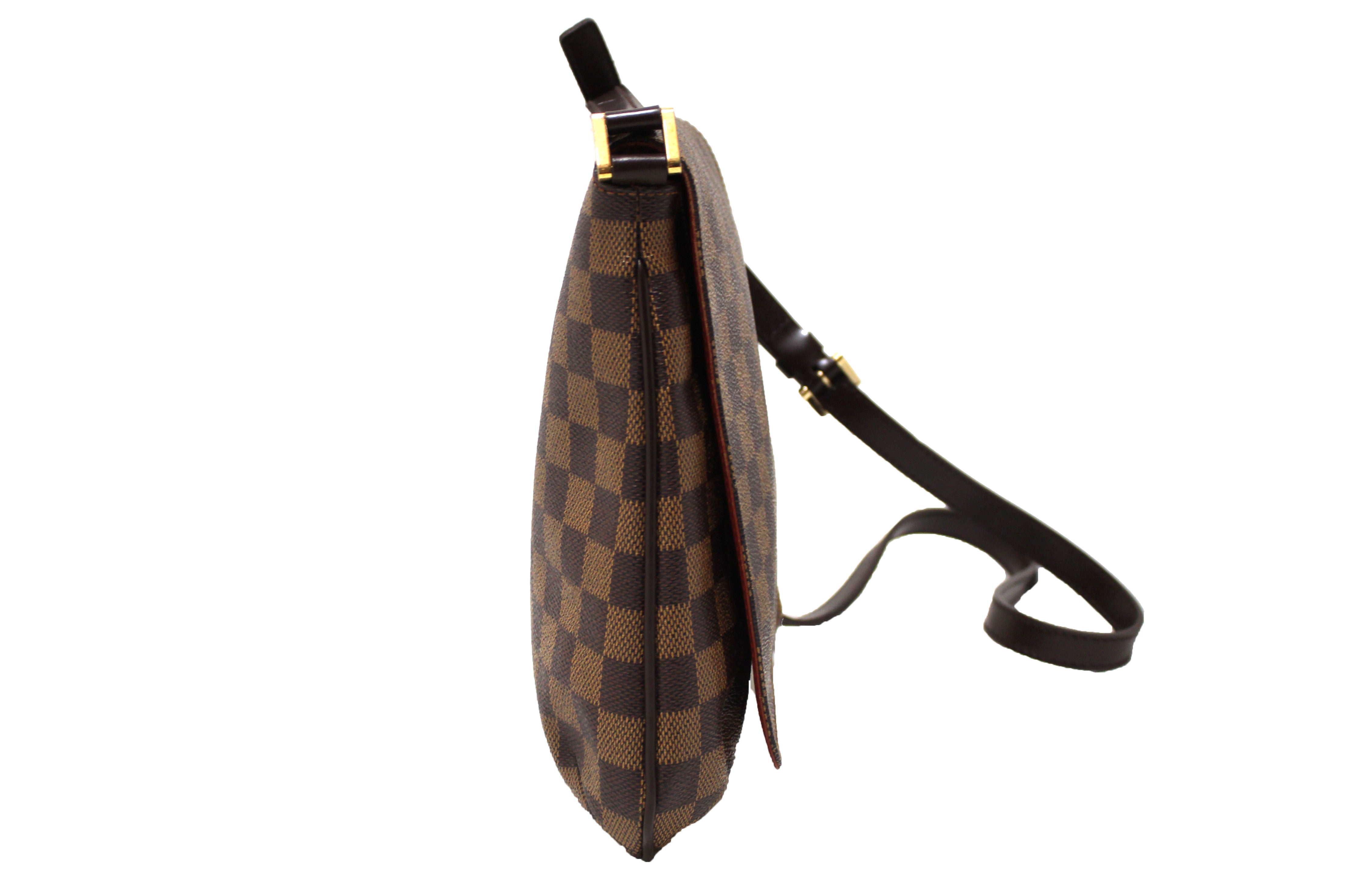 Louis Vuitton Musette Salsa Gm 6lz0907 Brown Coated Canvas Messenger Bag  For Sale at 1stDibs