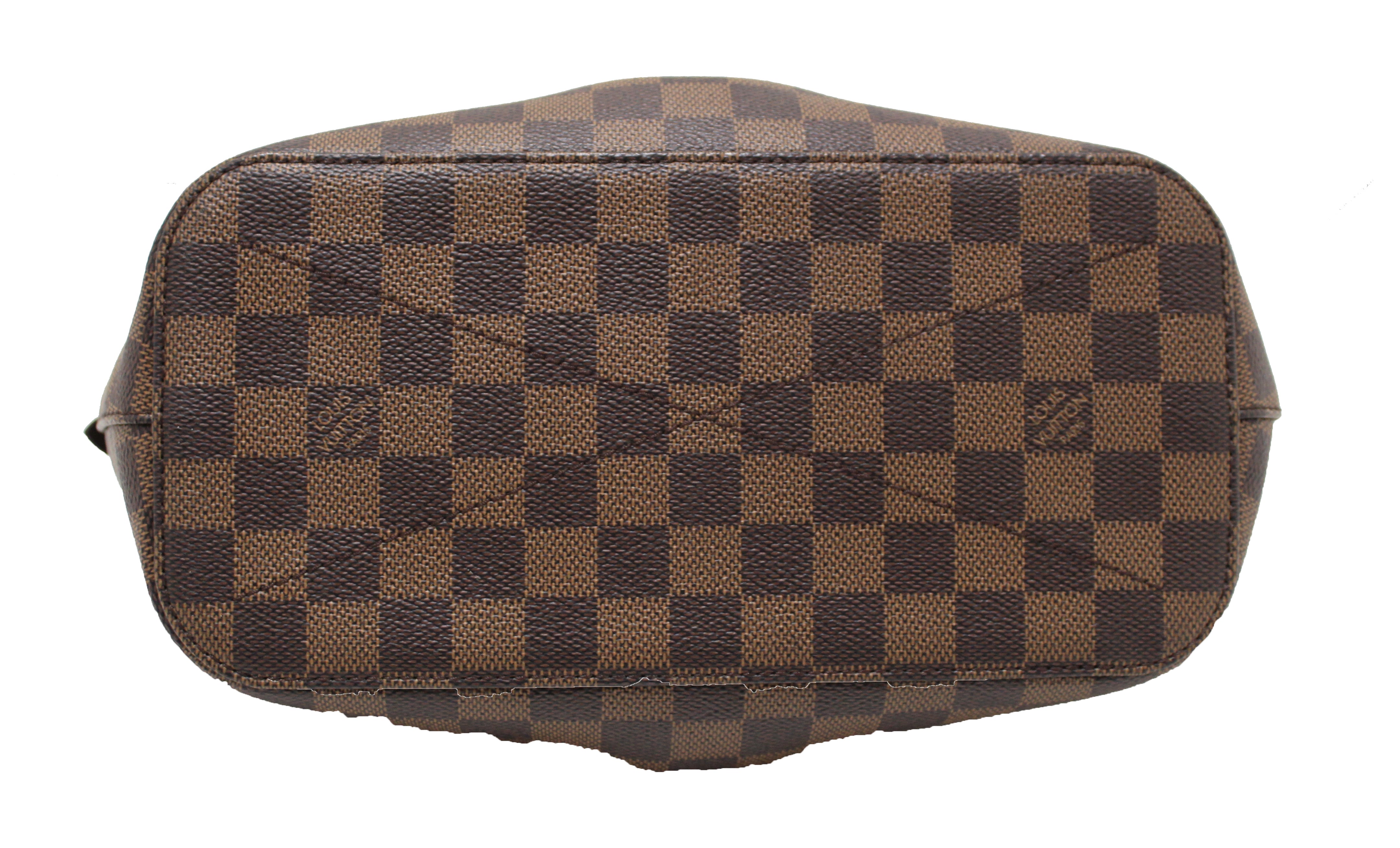 Louis Vuitton Brown, Pattern Print Damier Ebene Siena GM w/ Strap
