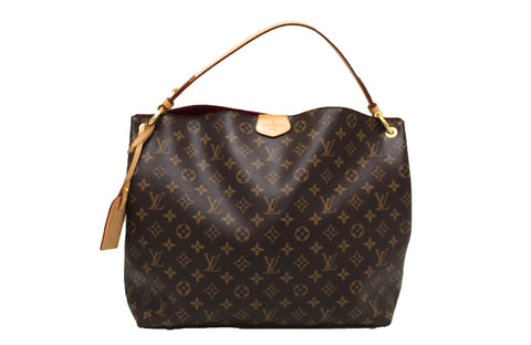 Authentic Louis Vuitton Classic Monogram Graceful PM Hobo Shoulder Bag