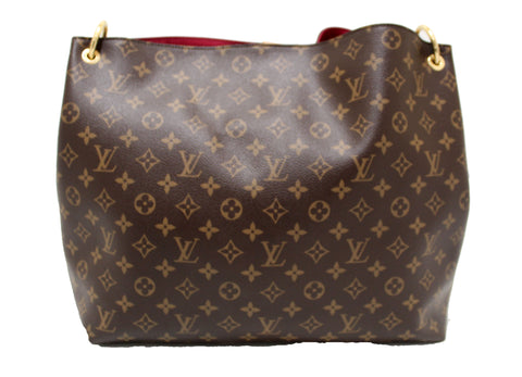 Authentic Louis Vuitton Classic Monogram Graceful PM Hobo Shoulder Bag