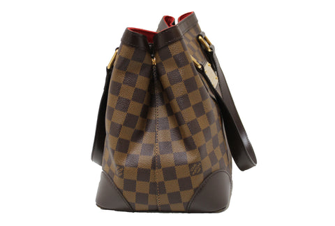 Authentic Louis Vuitton Damier Ebene Hampstead PM Handbag