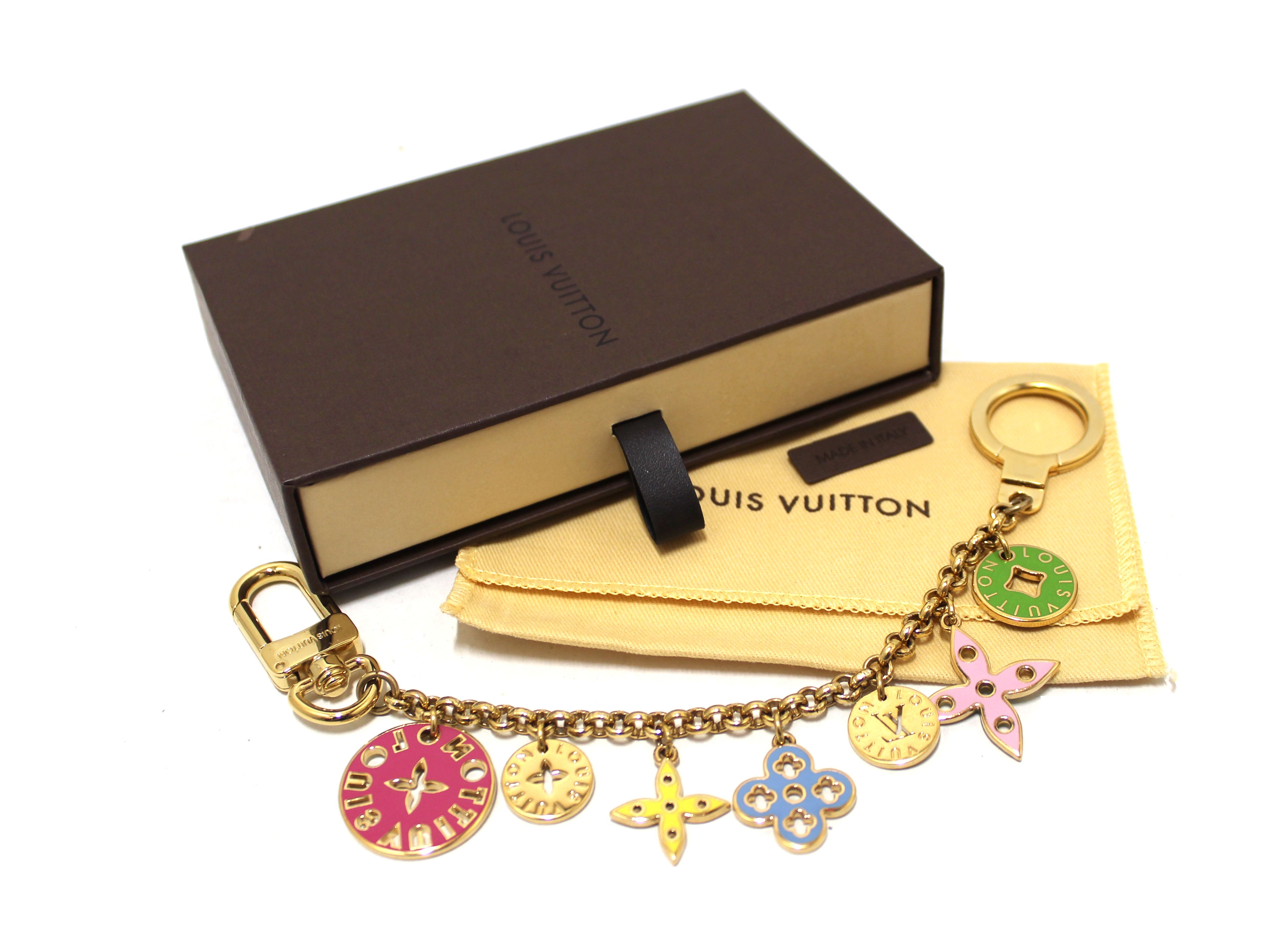 Louis Vuitton Multicolor Flowering Monogram Bag Charm Key Chain