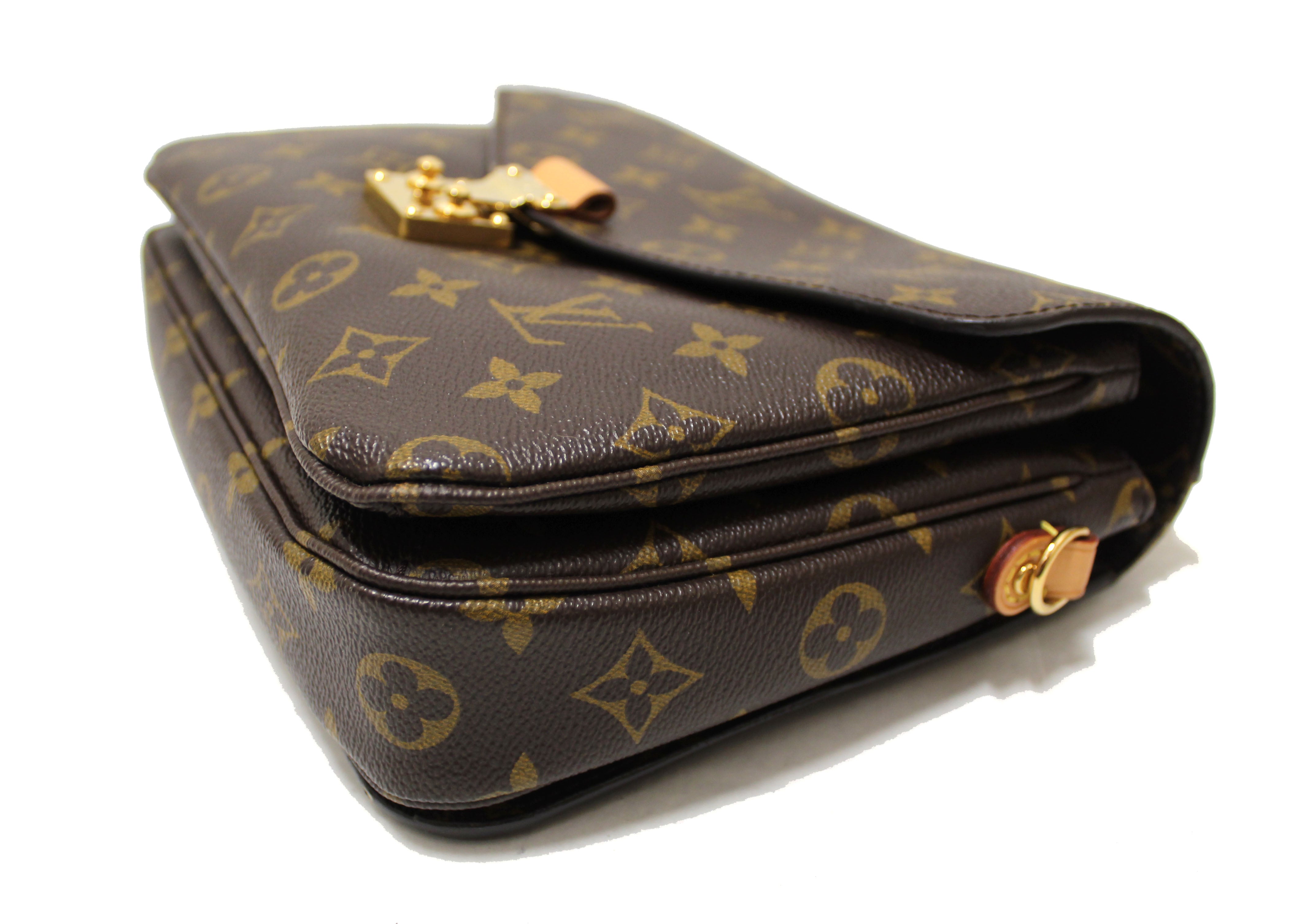 Authentic Louis Vuitton Monogram Pochette Metis Messenger Crossbody Bag